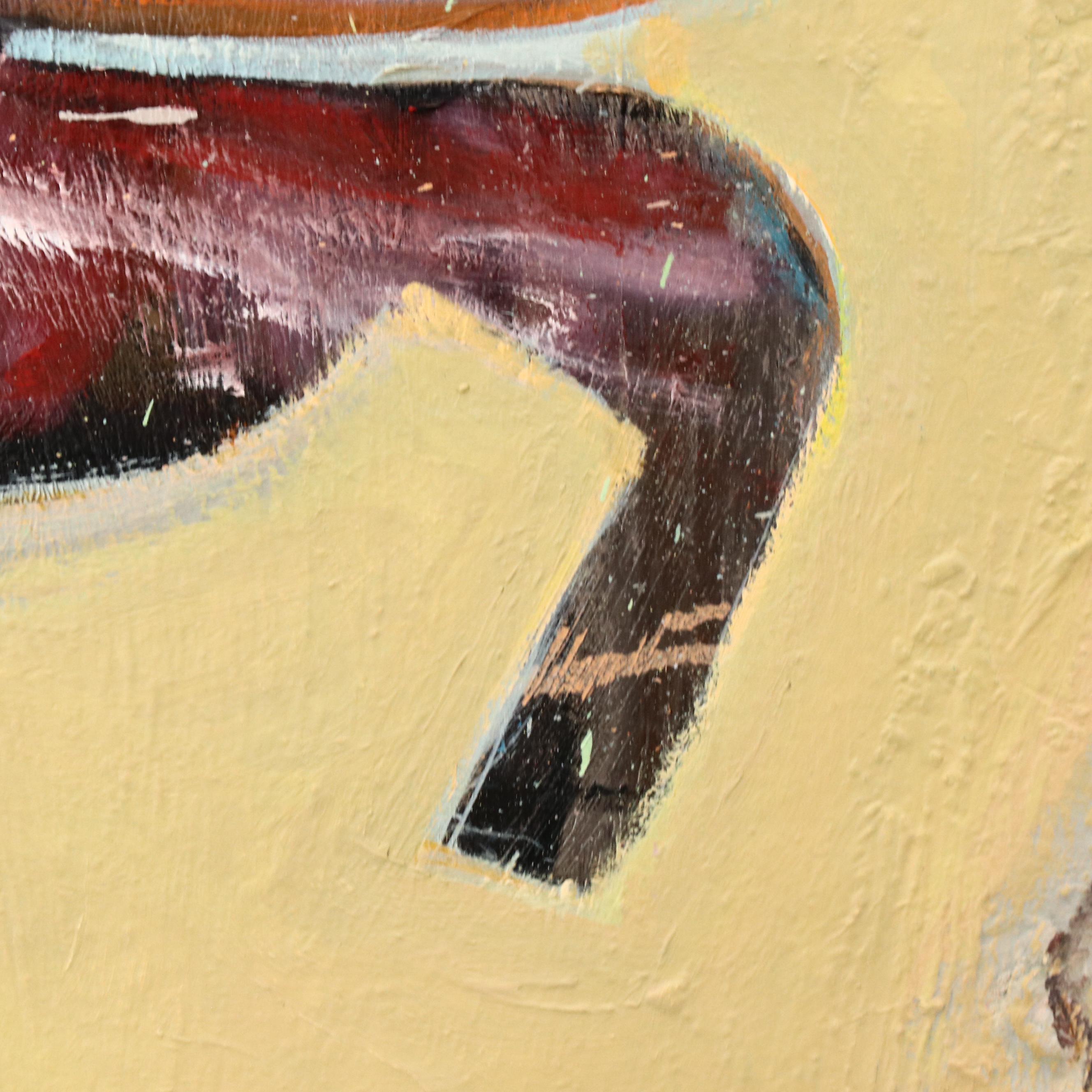 James L. Bruch Abstract Mixed Media Painting