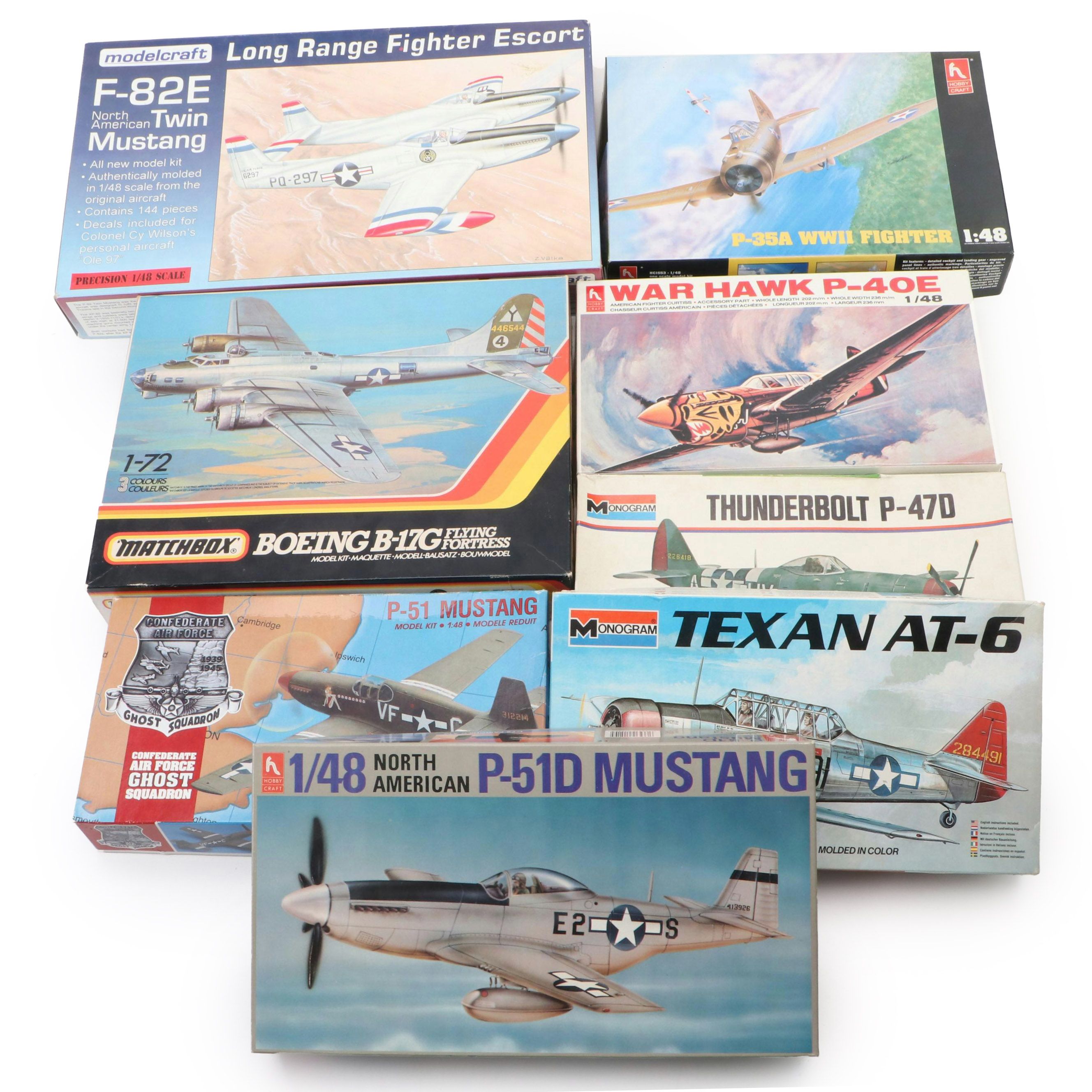 Modelcraft "F-82E Twin Mustang Long Range Fighter Escort" and More Model Kits