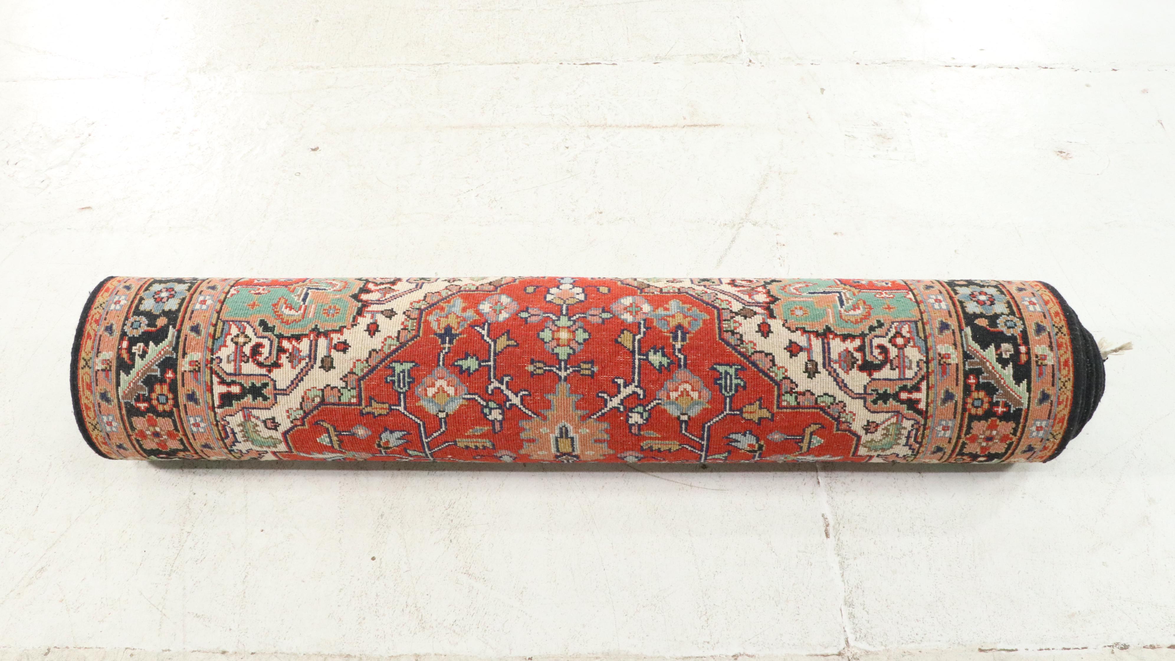 5'1 x 16'5 Hand-Knotted Persian Kashan Long Rug