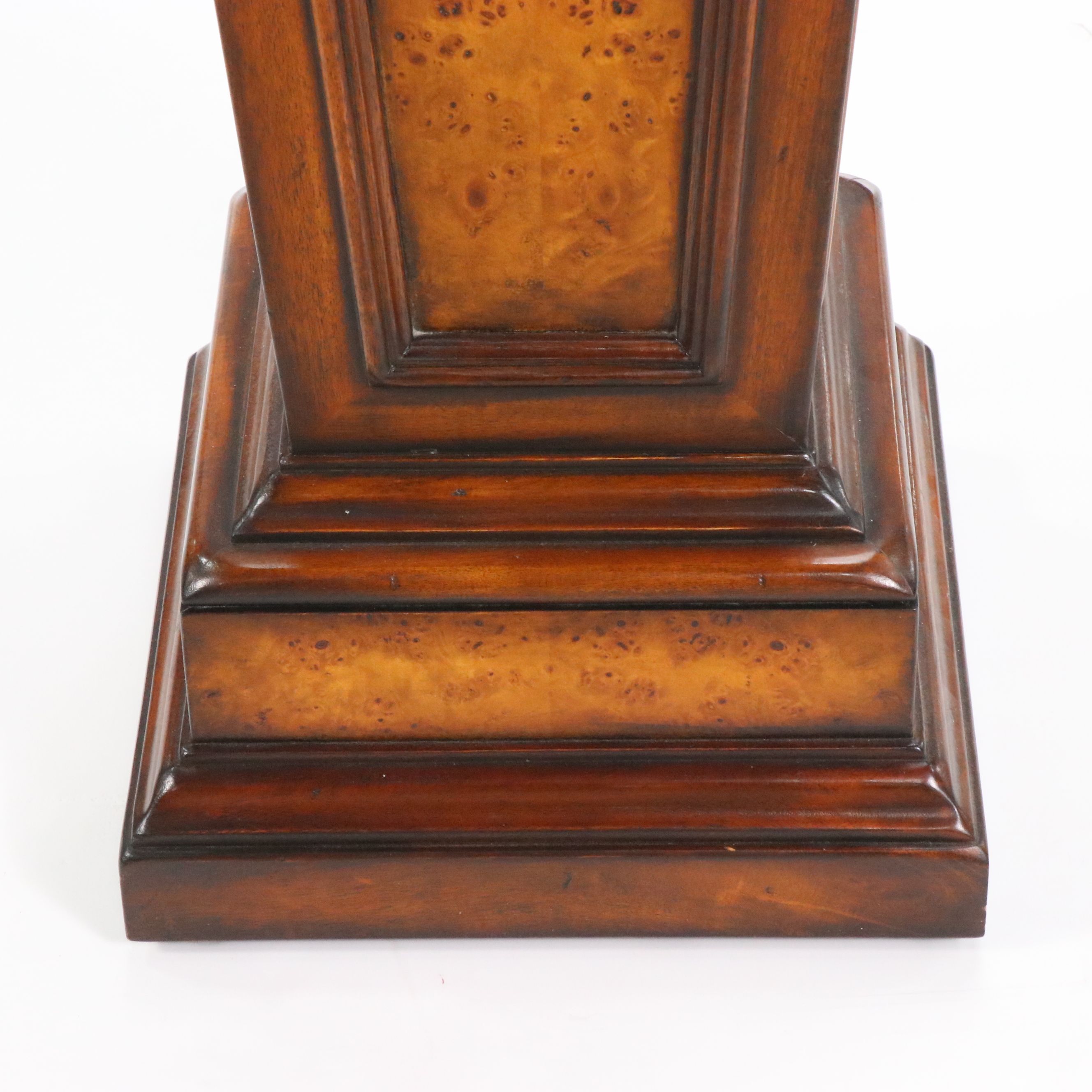 Theodore Alexander Louis XVI Style Burl Wood Pedestal