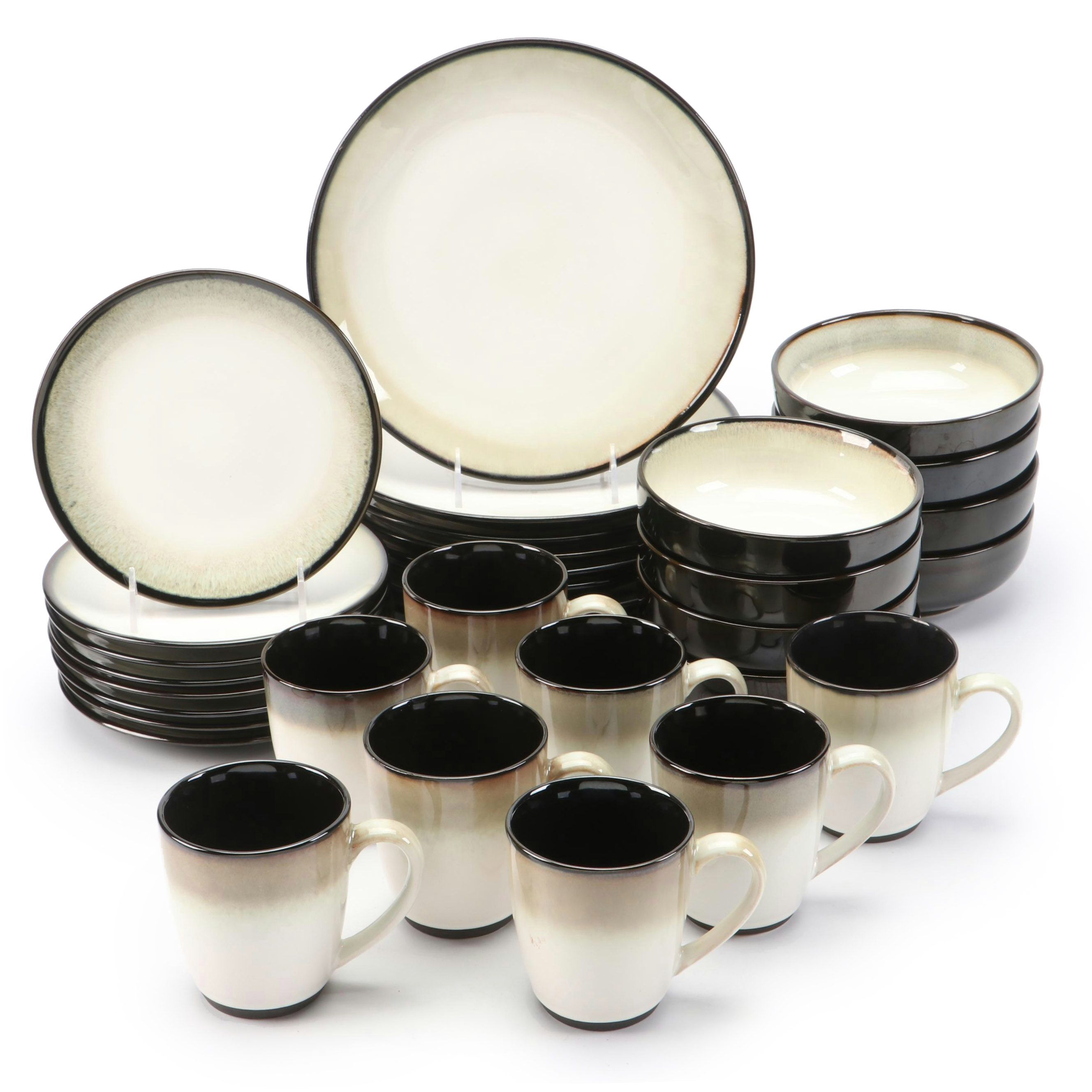 Sango "Nova Black" Ceramic Dinnerware
