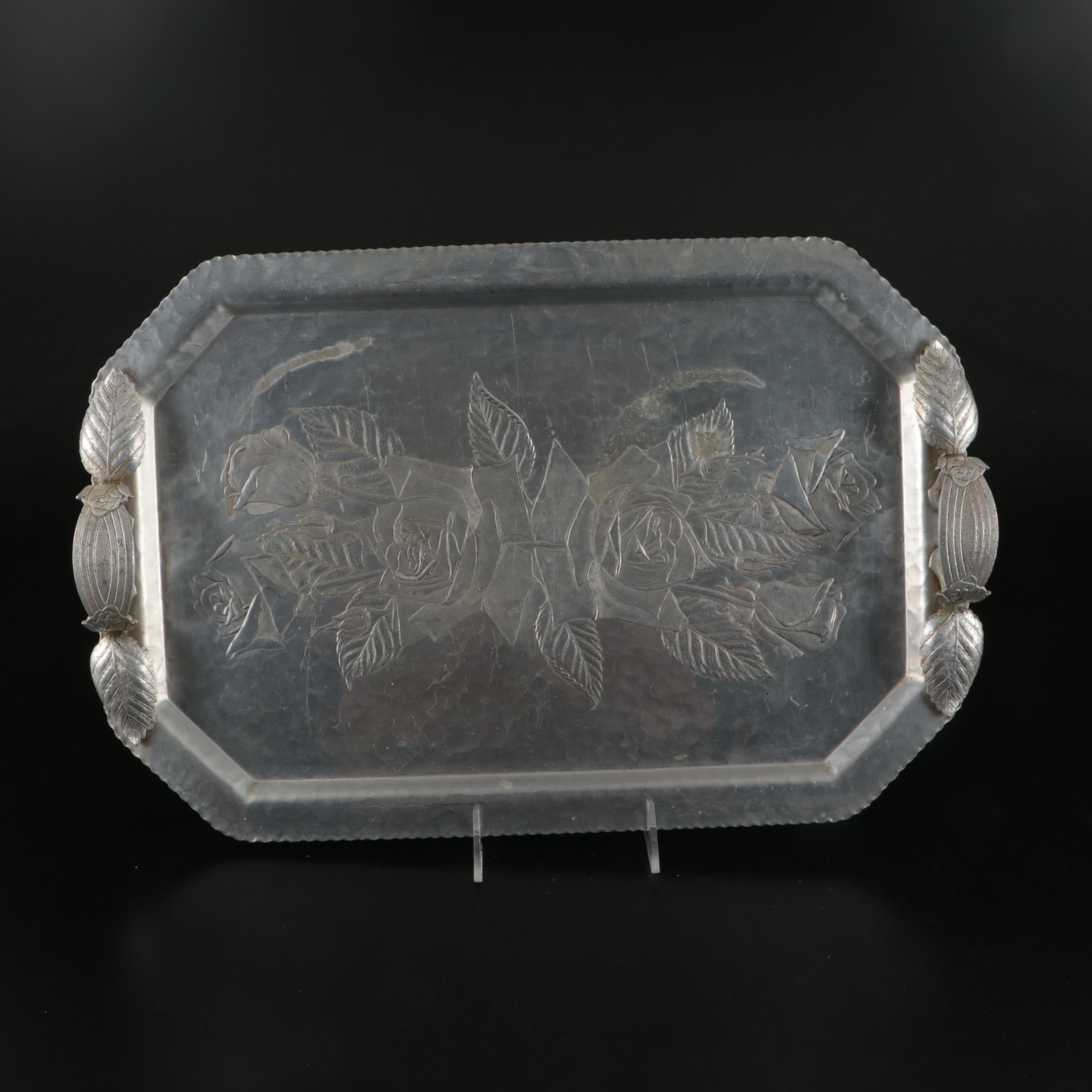 Henley, English Silver Mfg., Vera Wang and Other Silver Plate Trays