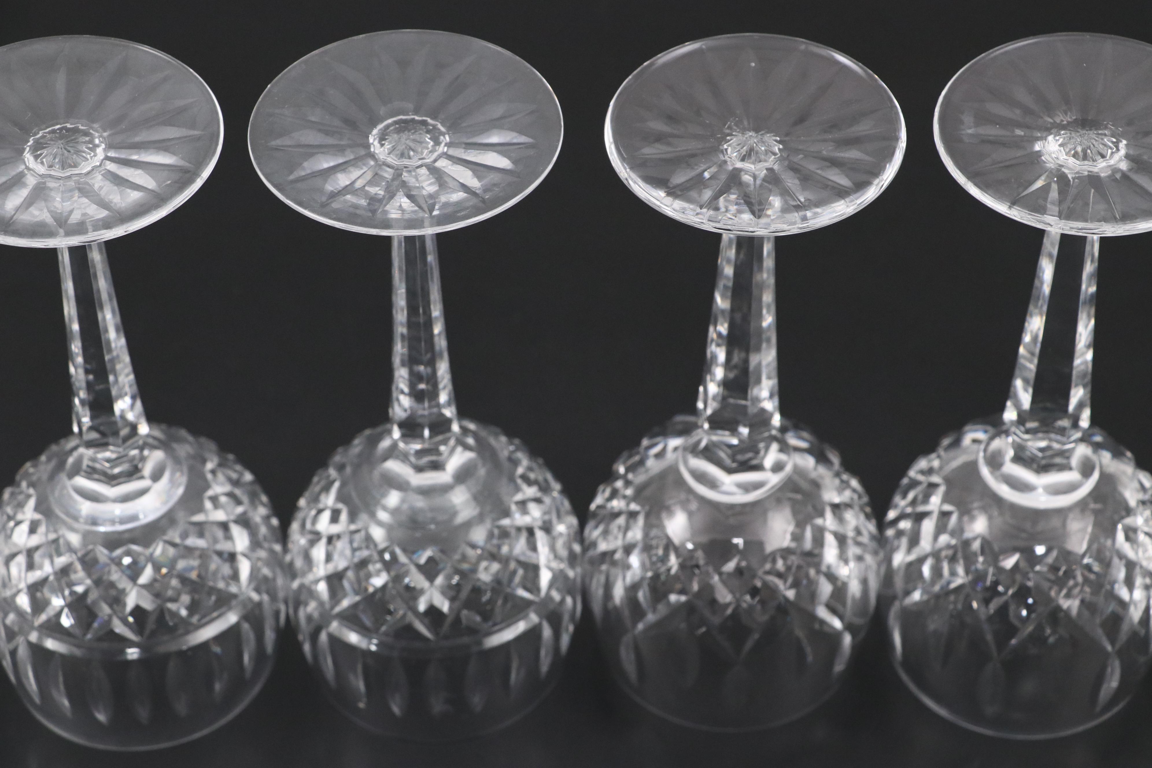 Waterford "Maeve" Crystal Hock Wine Glasses
