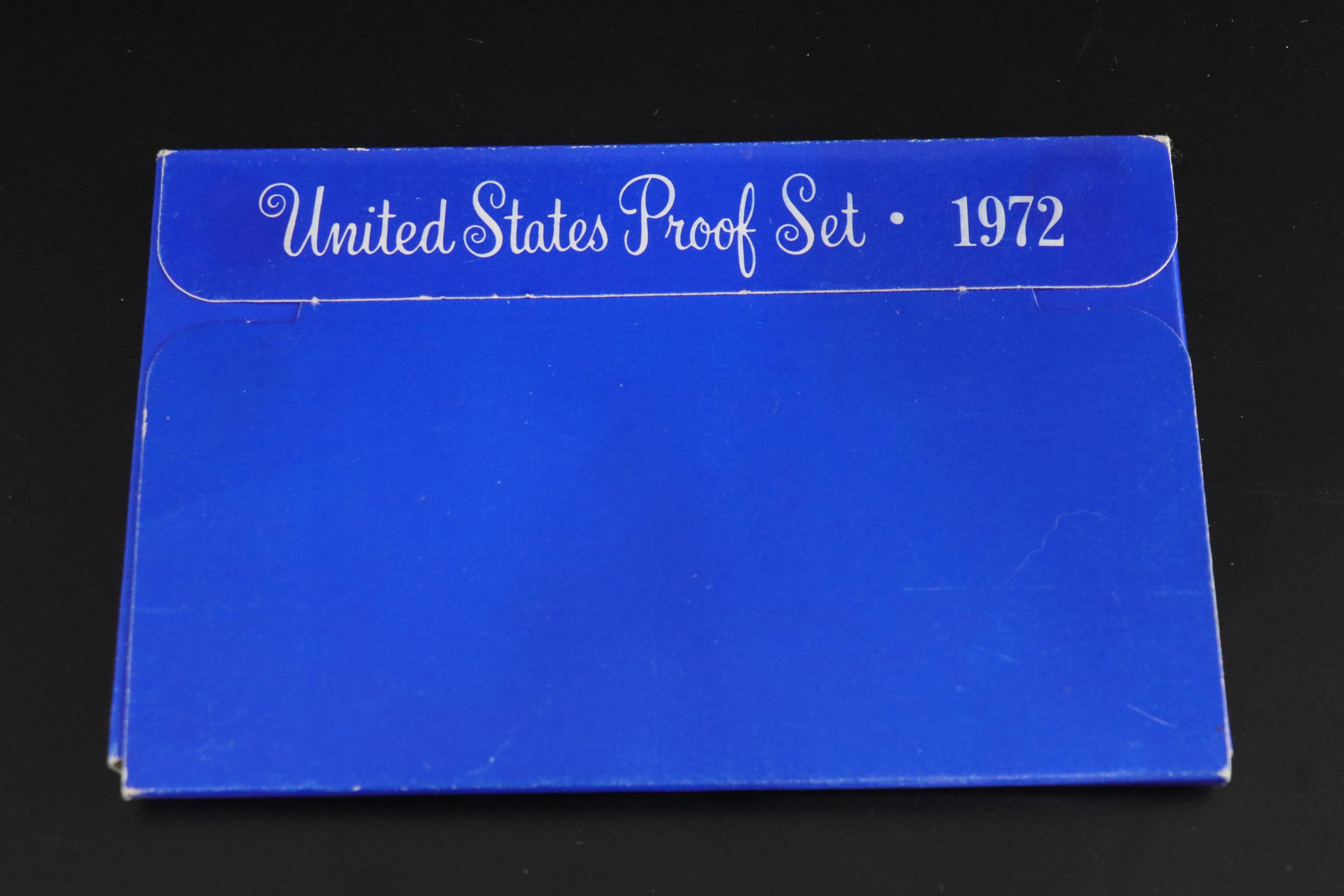 Thirteen US Mint Proof Sets, 1968 - 1980