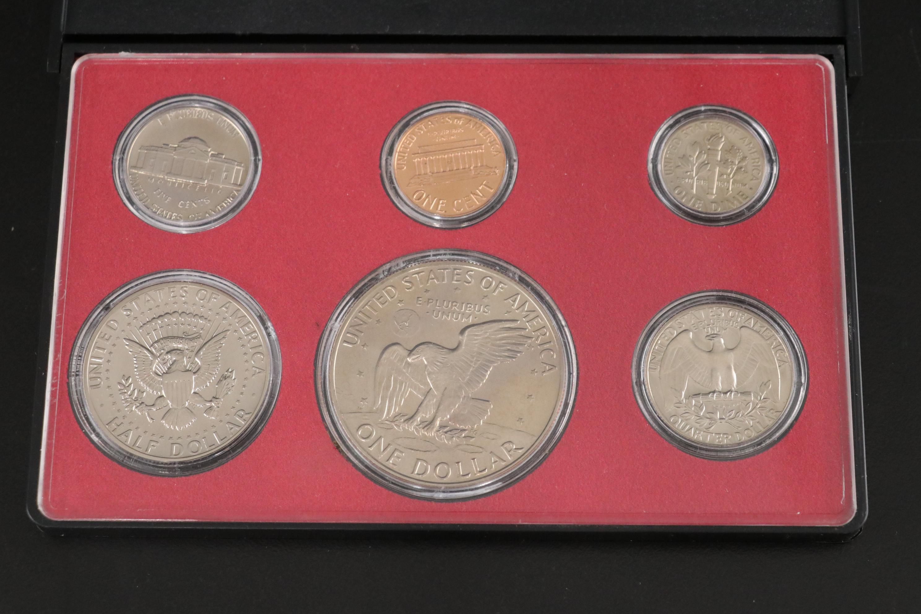 Thirteen US Mint Proof Sets, 1968 - 1980