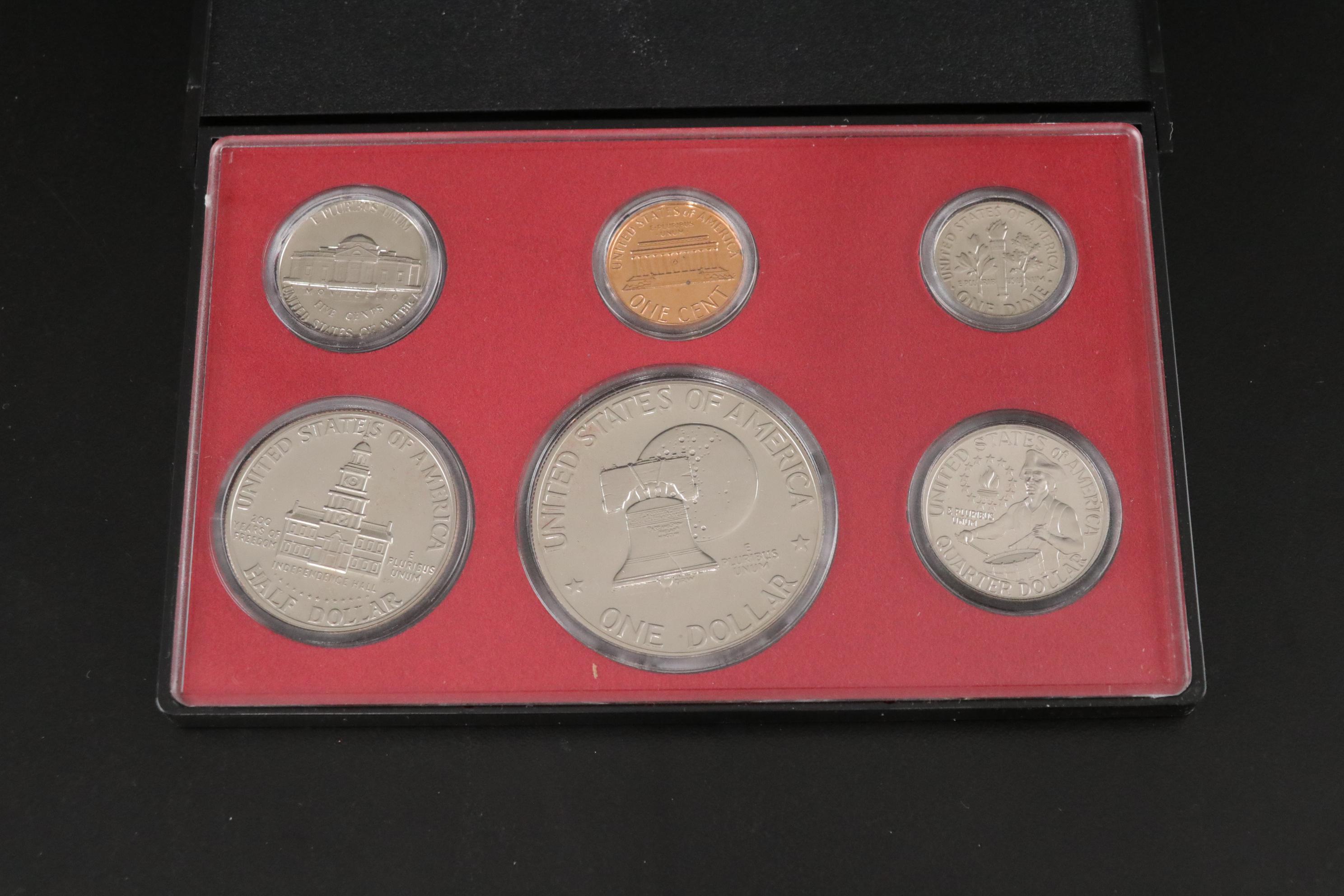 Thirteen US Mint Proof Sets, 1968 - 1980