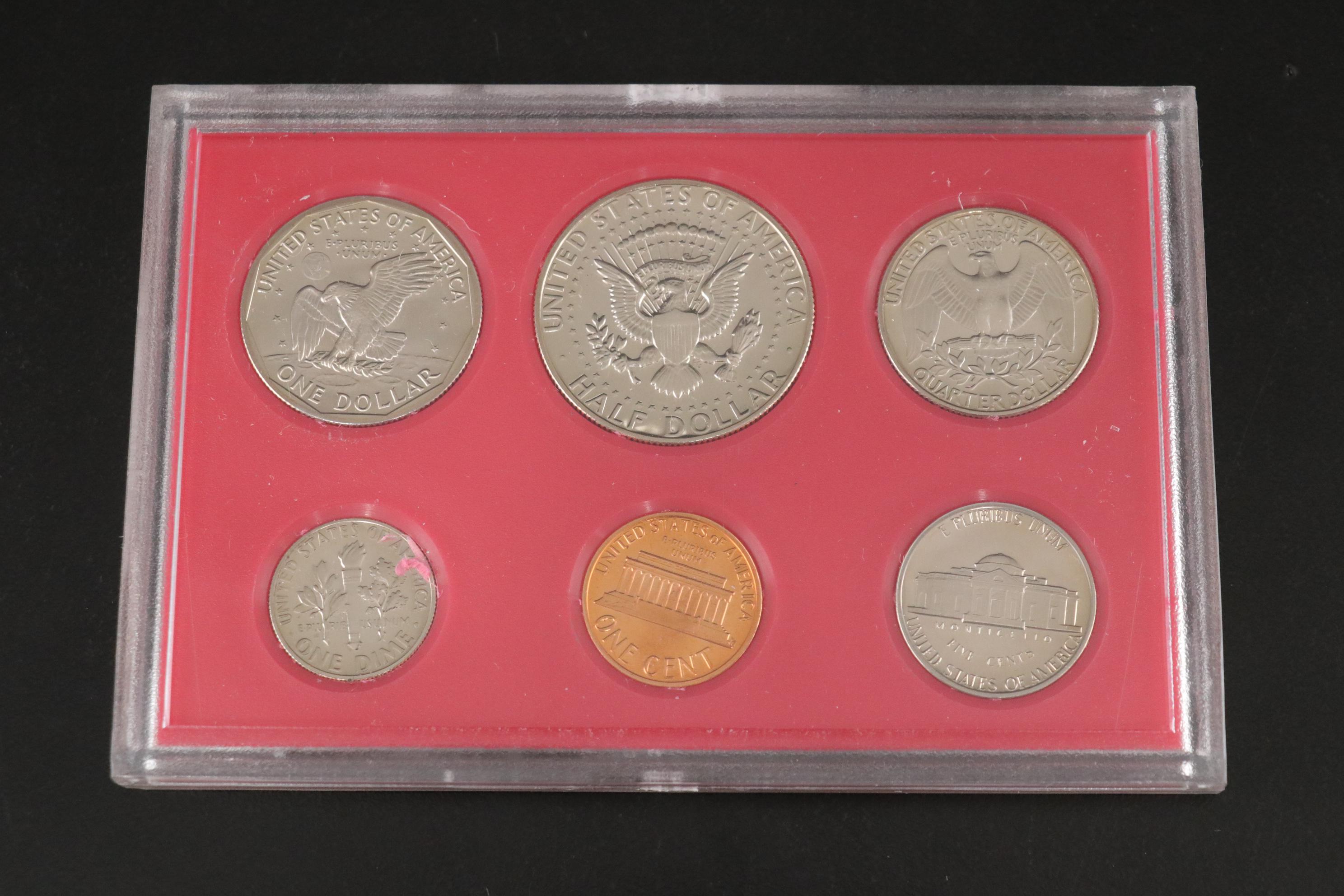 Thirteen US Mint Proof Sets, 1968 - 1980
