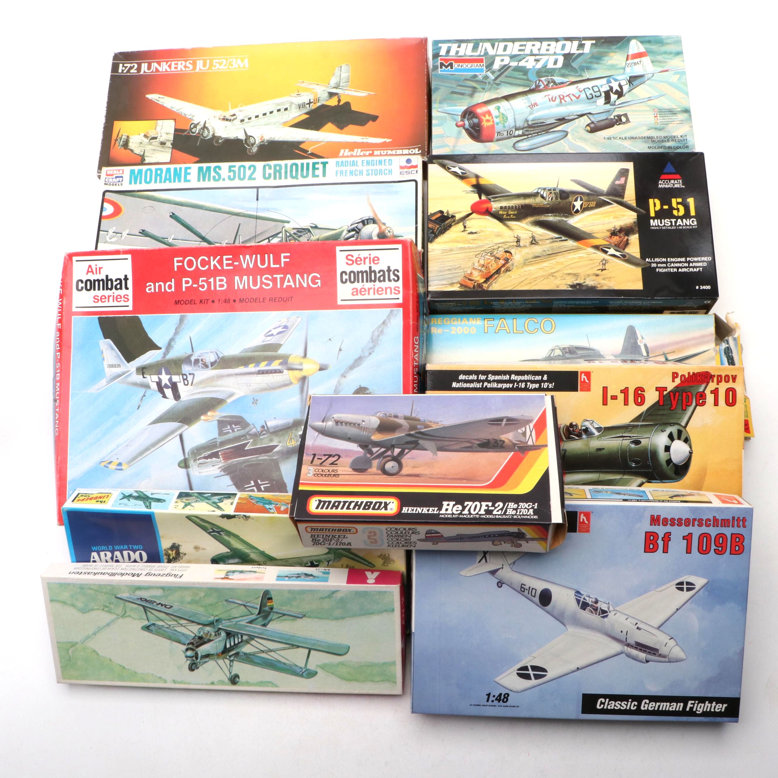 Lindberg "Aradi AR-234B Twin Jet German Bomber" and More Model Airplane Kits