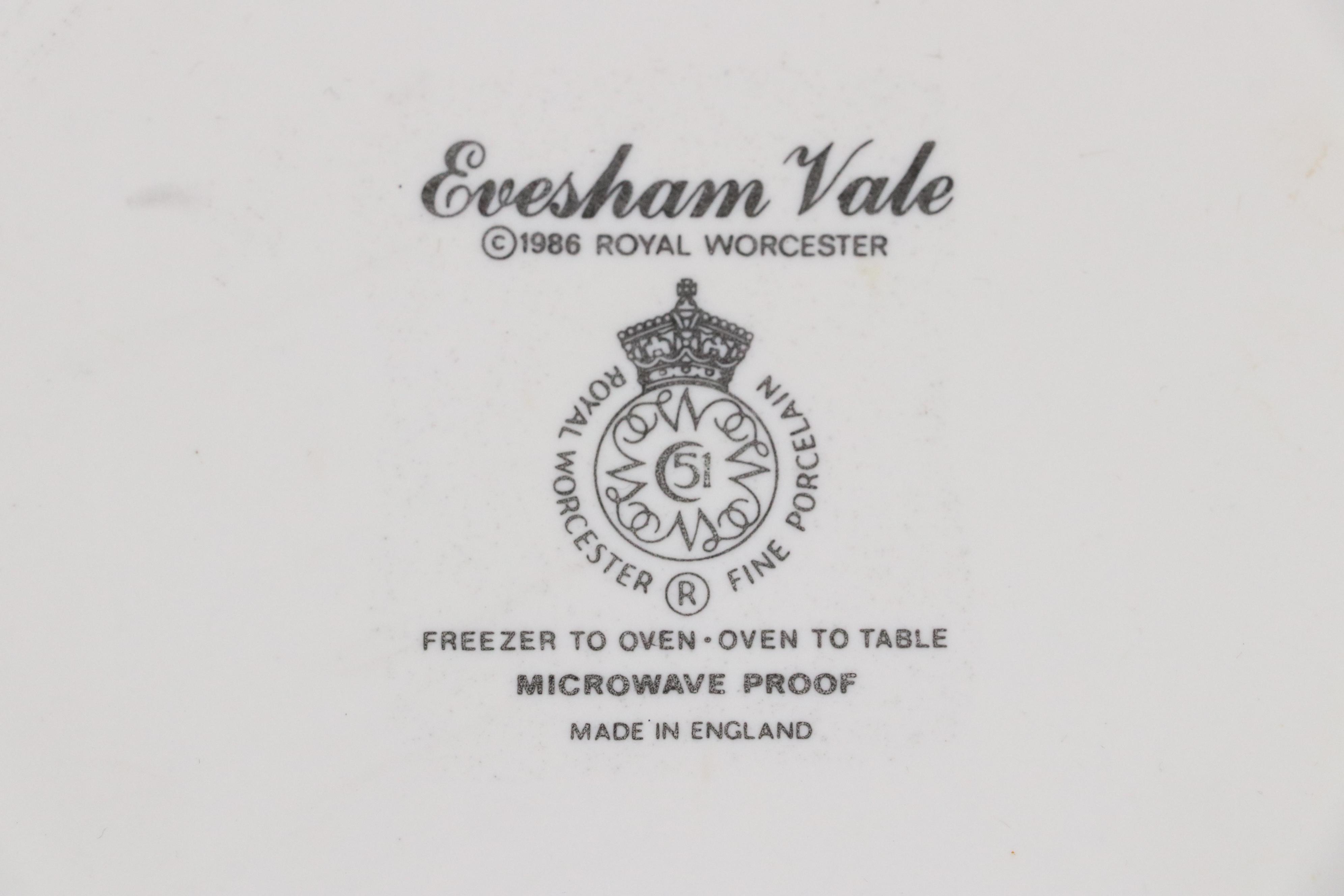 Royal Worcester "Evesham Vale" Oven to Table Bakeware and Serving Dishes