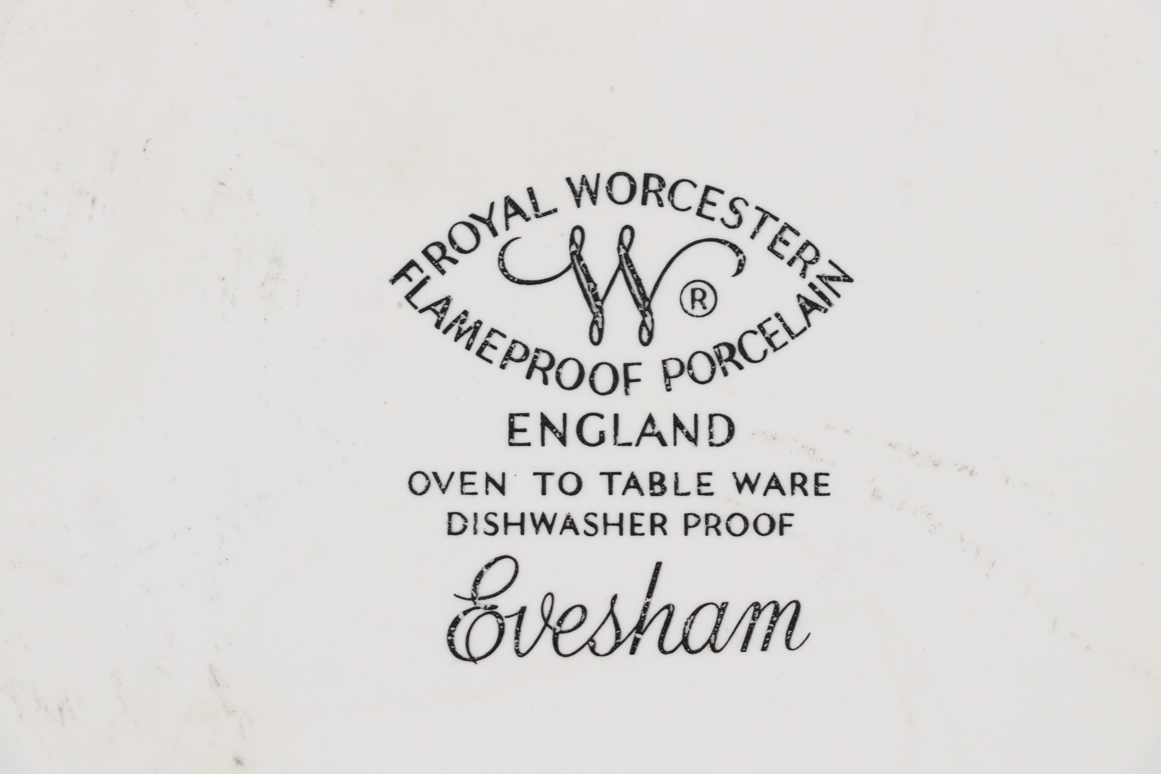 Royal Worcester "Evesham Vale" Oven to Table Bakeware and Serving Dishes
