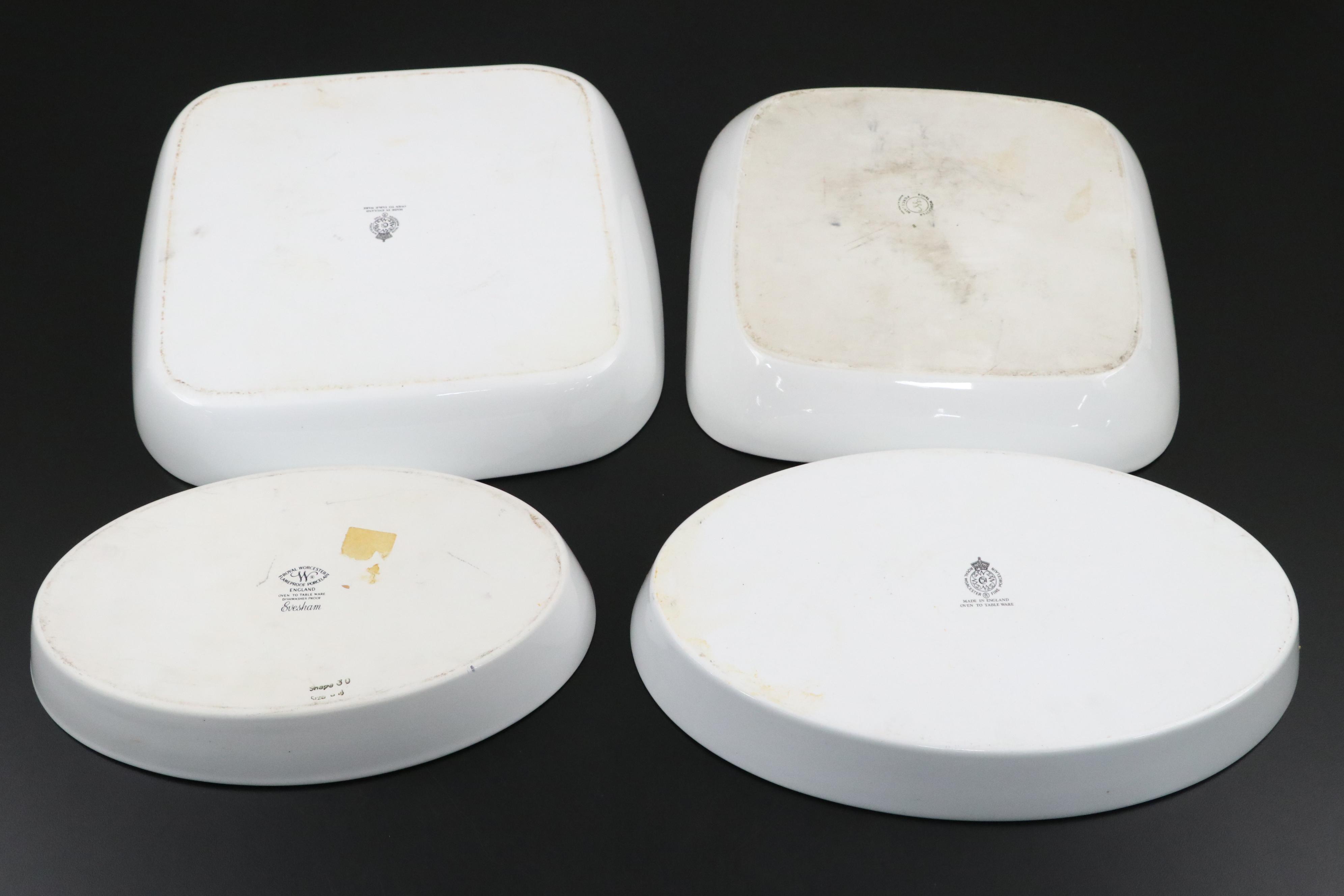 Royal Worcester "Evesham Vale" Oven to Table Bakeware and Serving Dishes