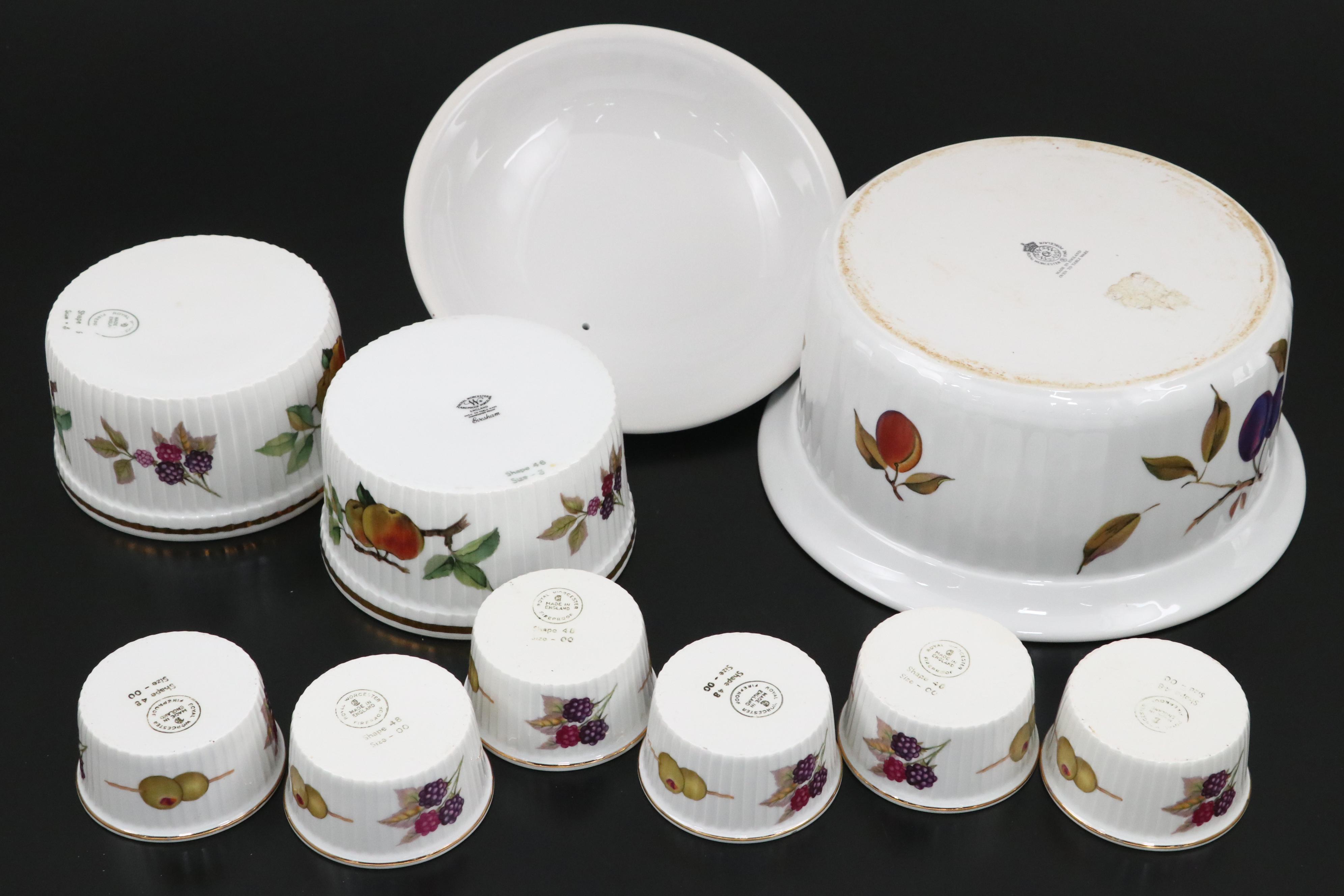Royal Worcester "Evesham Vale" Oven to Table Bakeware and Serving Dishes