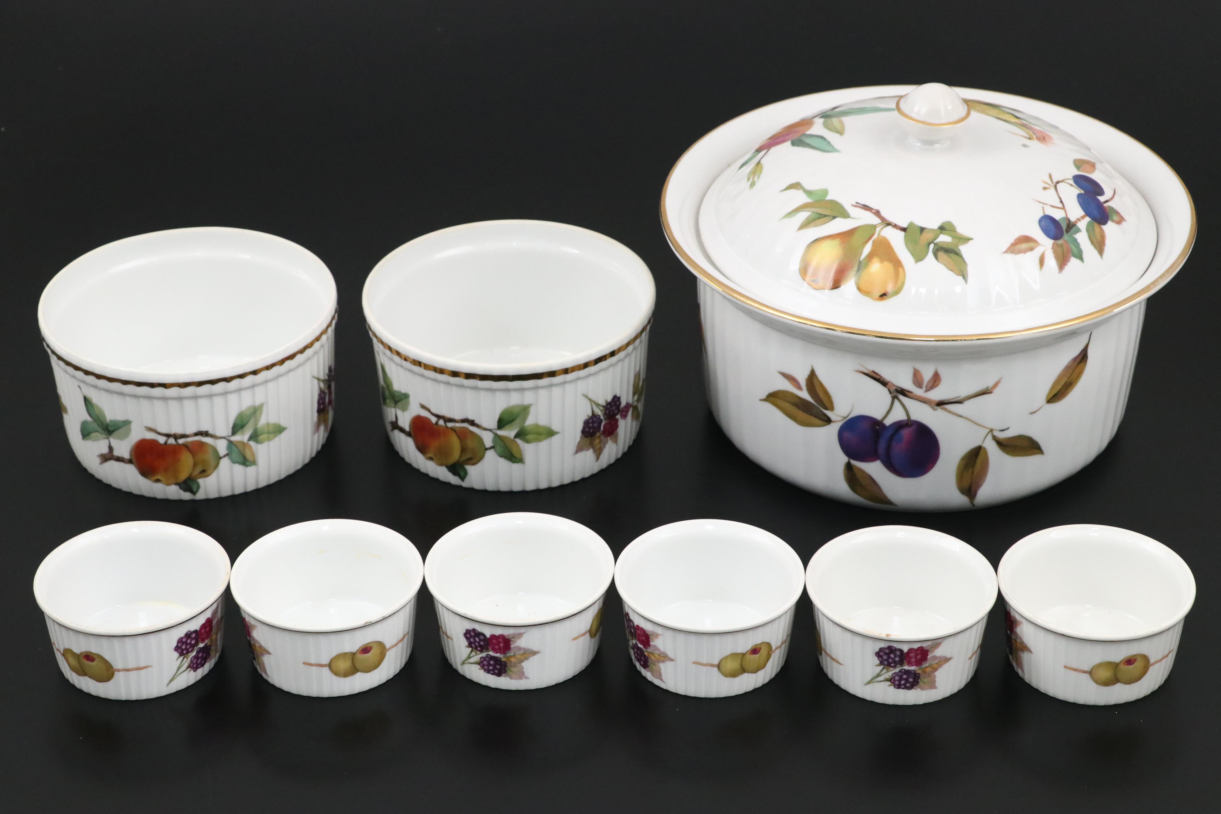 Royal Worcester "Evesham Vale" Oven to Table Bakeware and Serving Dishes