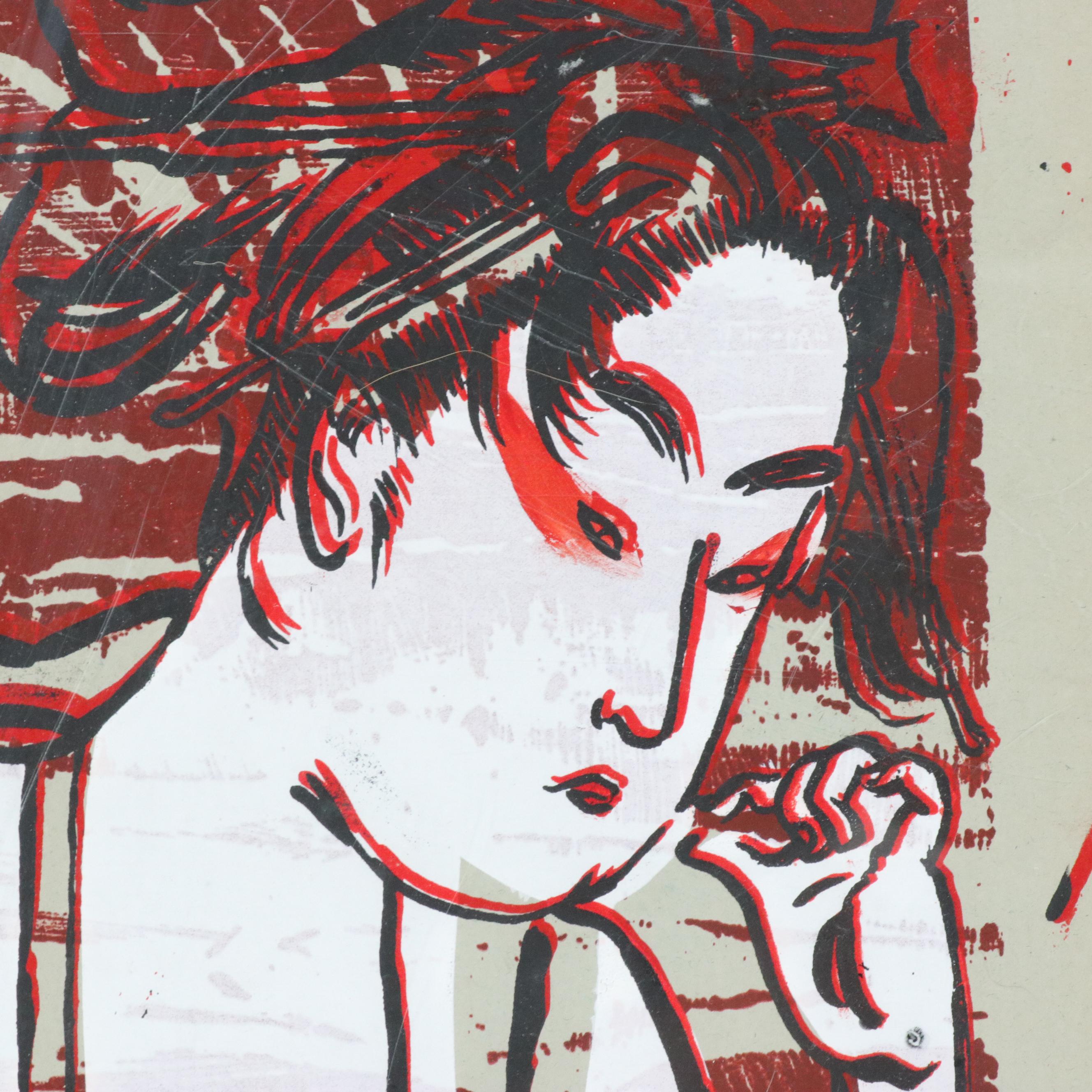 Pop Art Style Screenprint "Nikio"