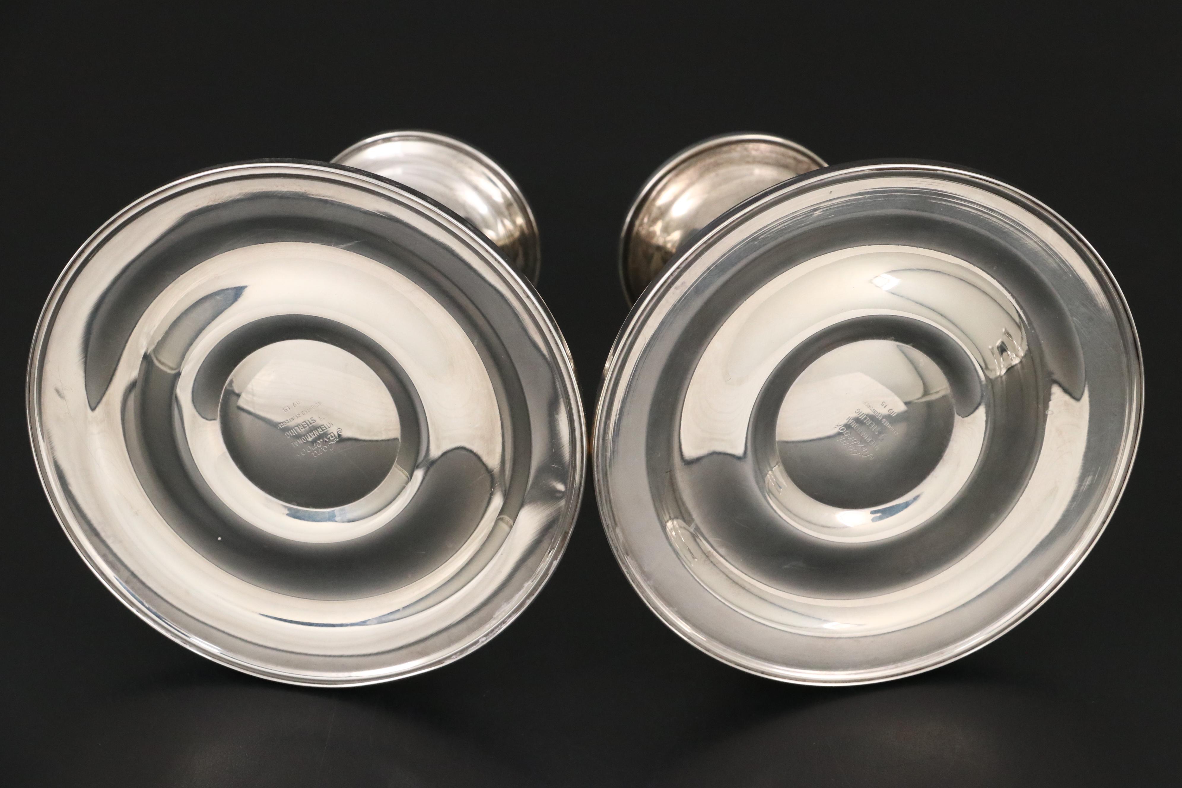 Gorham, Lord Saybrook, and Other Sterling Candlesticks