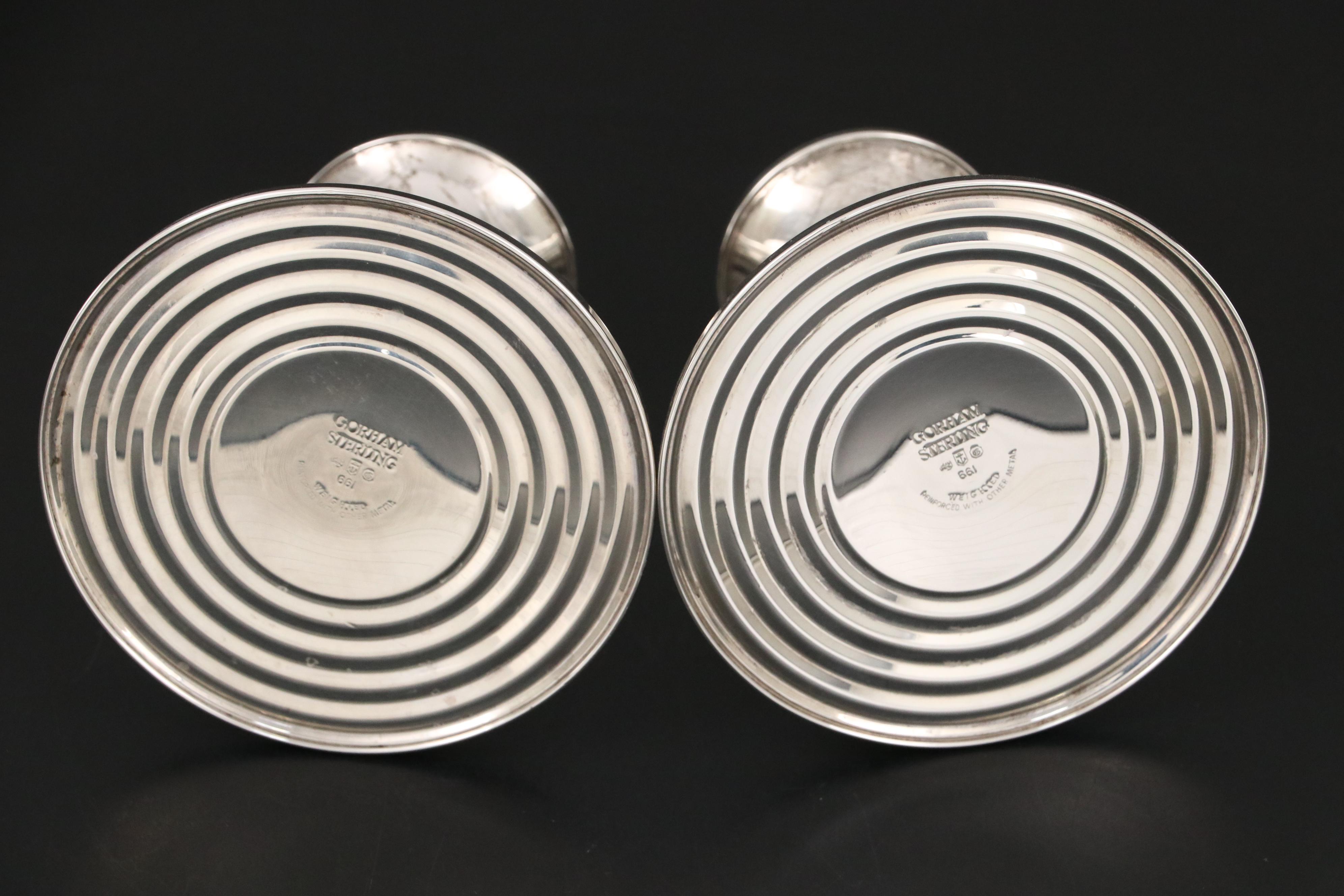 Gorham, Lord Saybrook, and Other Sterling Candlesticks