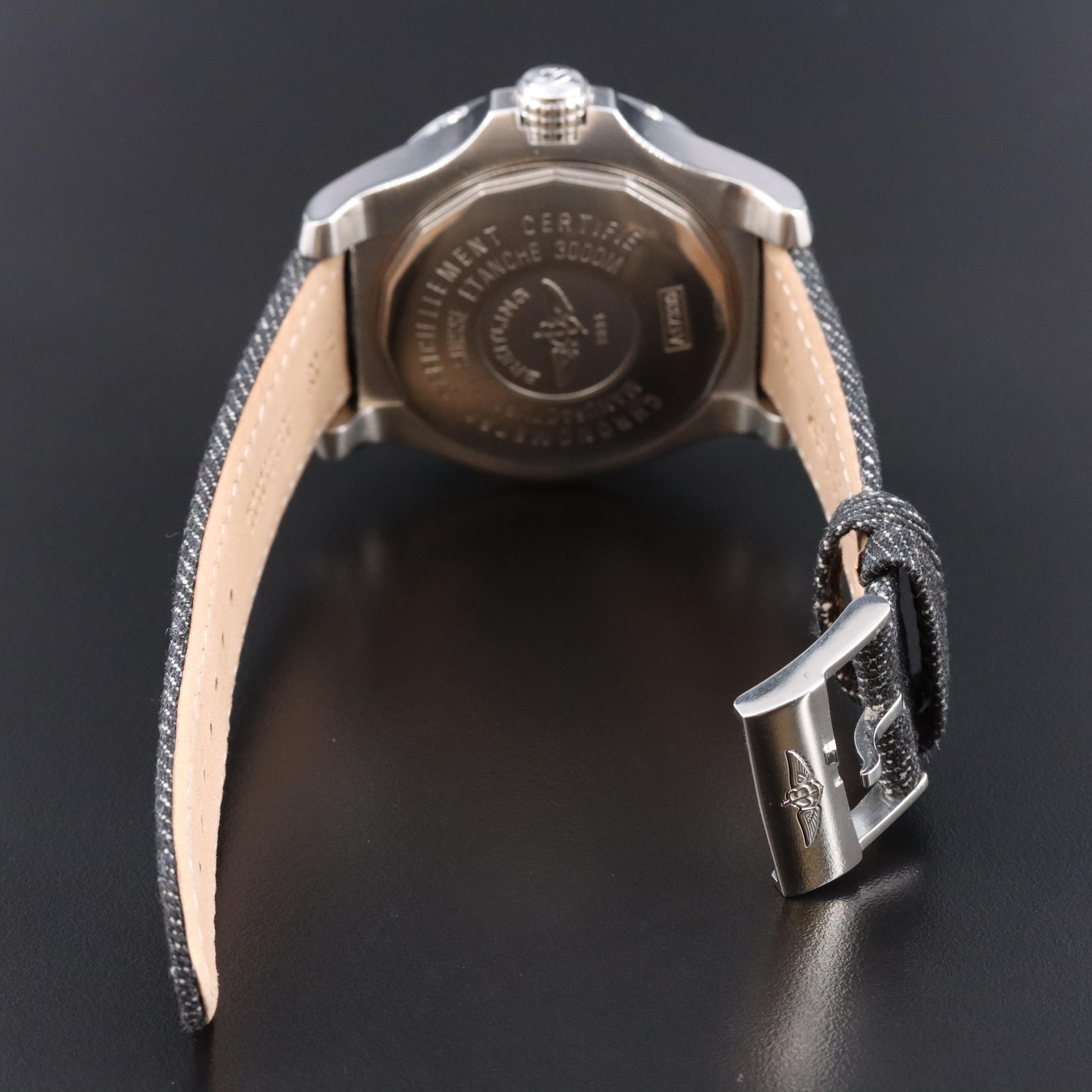 Breitling Avenger Seawolf Steel Yellow 45MM Automatic Wristwatch