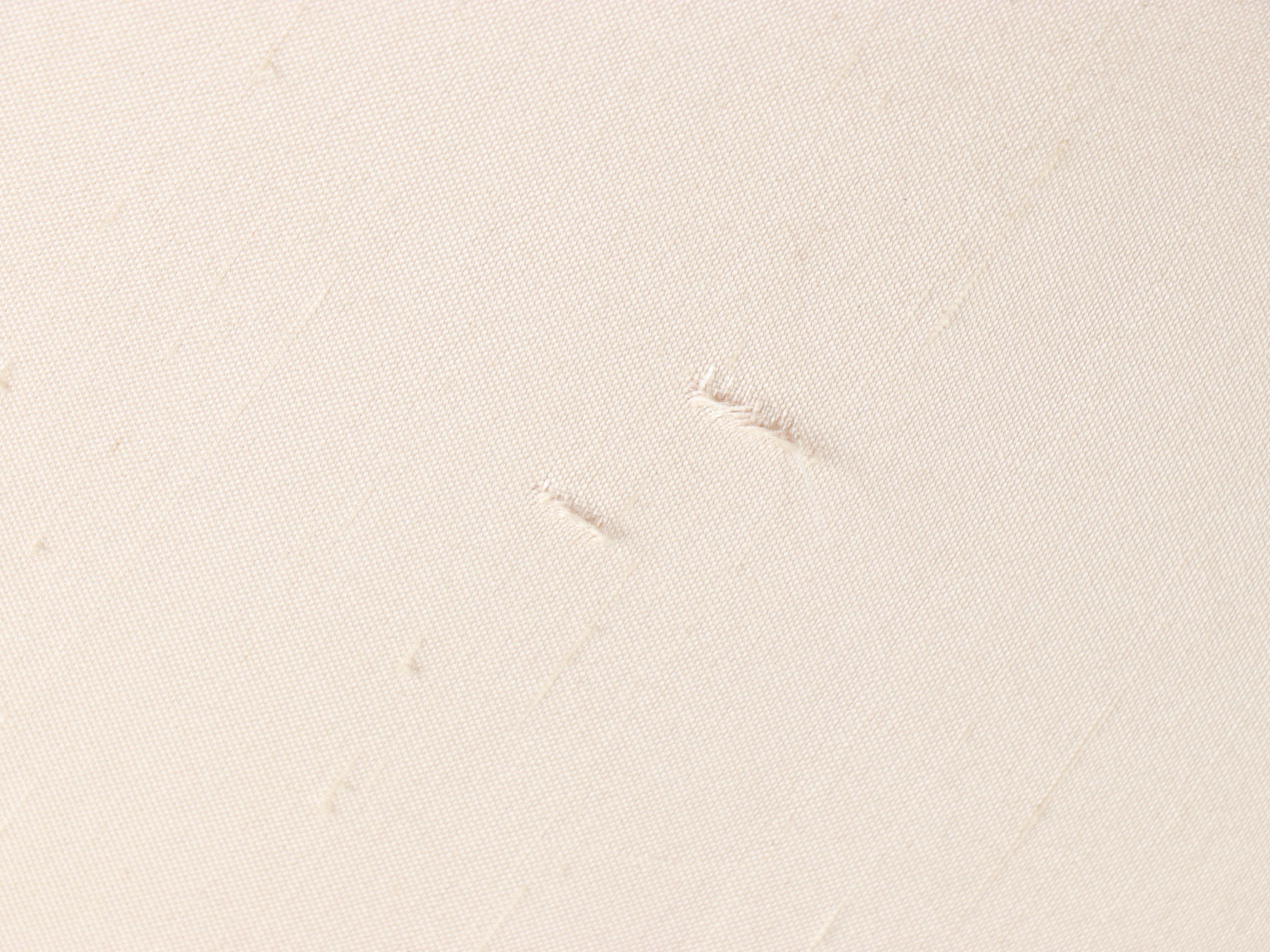 Pair of Frederick Cooper Yellow Tin Canister Table Lamps, Shades and Diffusers