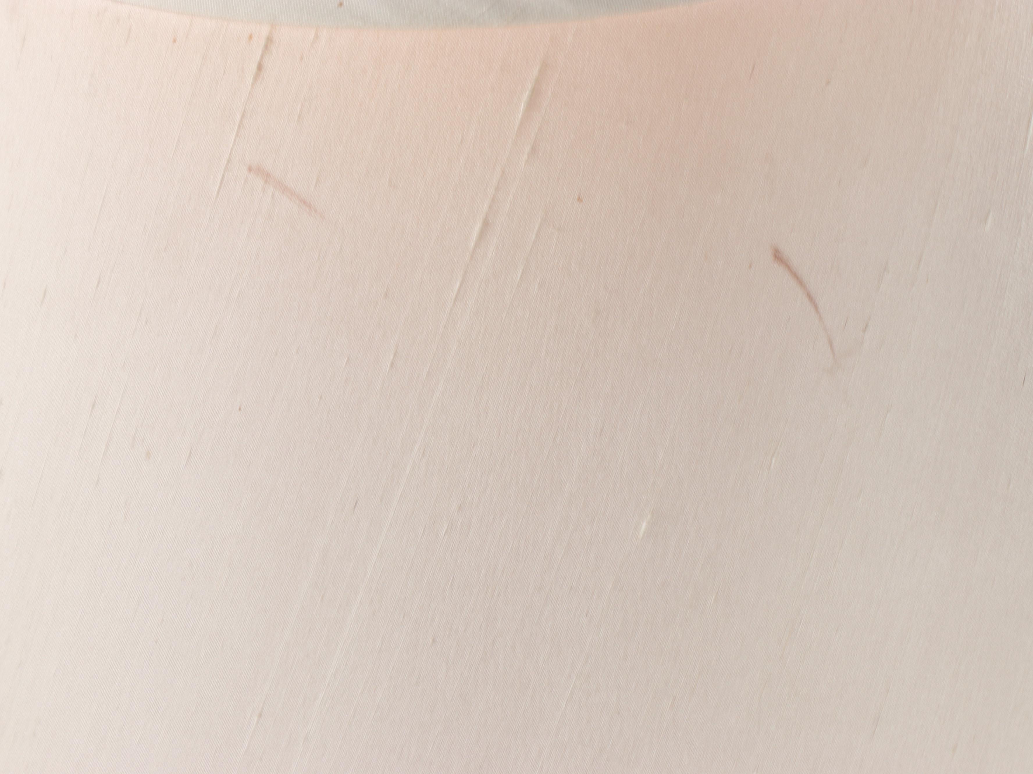 Pair of Frederick Cooper Yellow Tin Canister Table Lamps, Shades and Diffusers