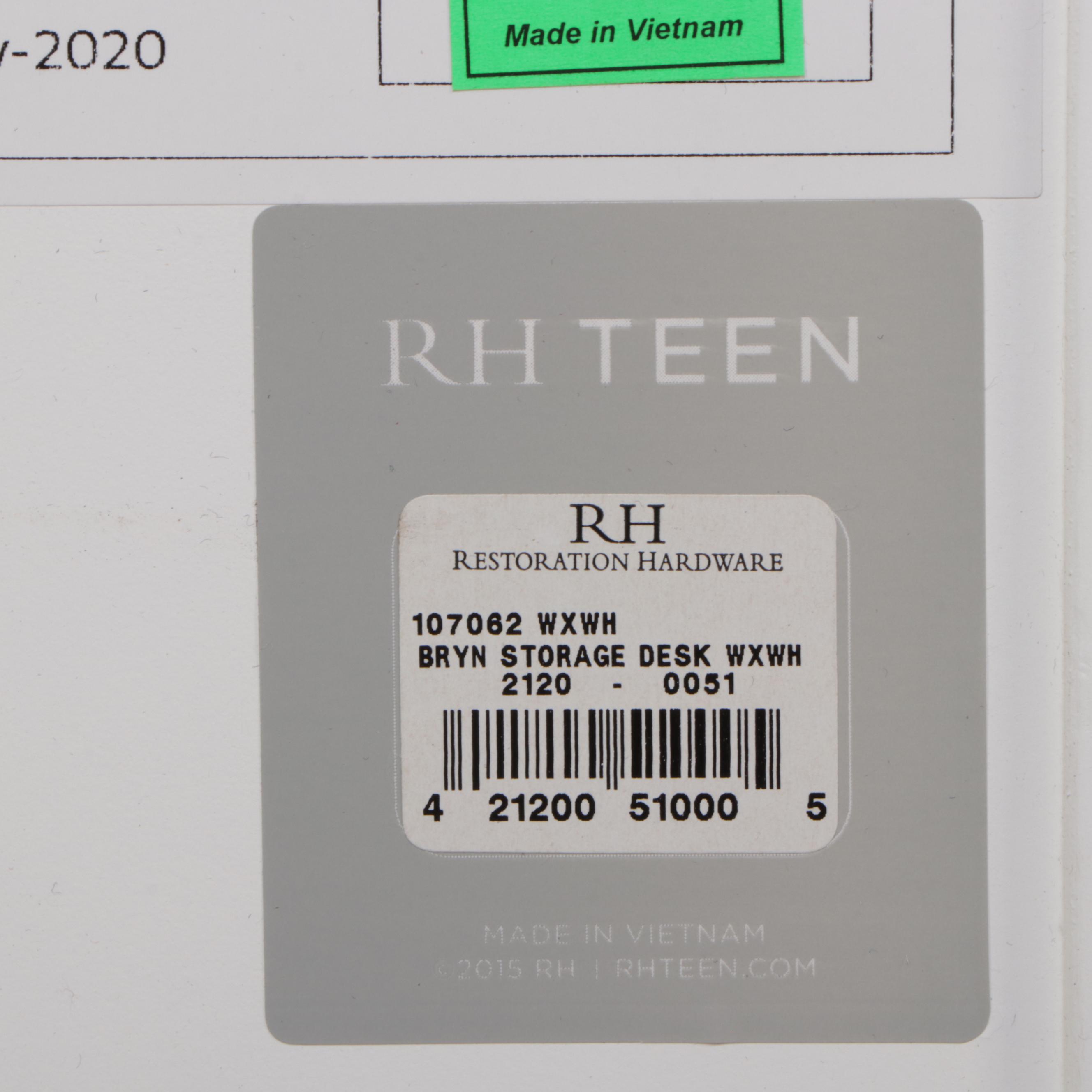 Restoration Hardware "Bryn" Desk and Pottery Barn Teen "Hampton" Vanity Tower