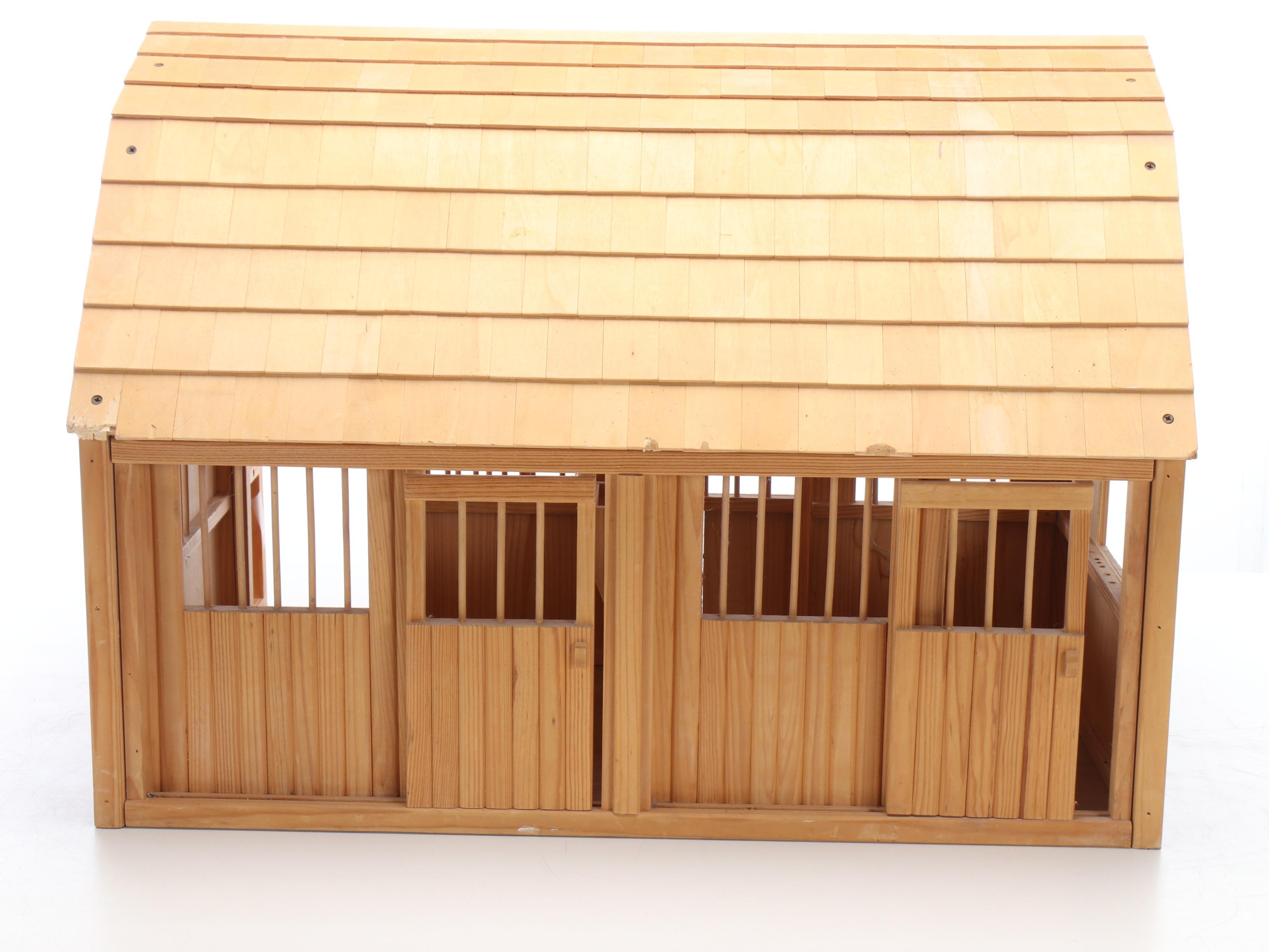 Breyer Wood Horse Barn and Accessories
