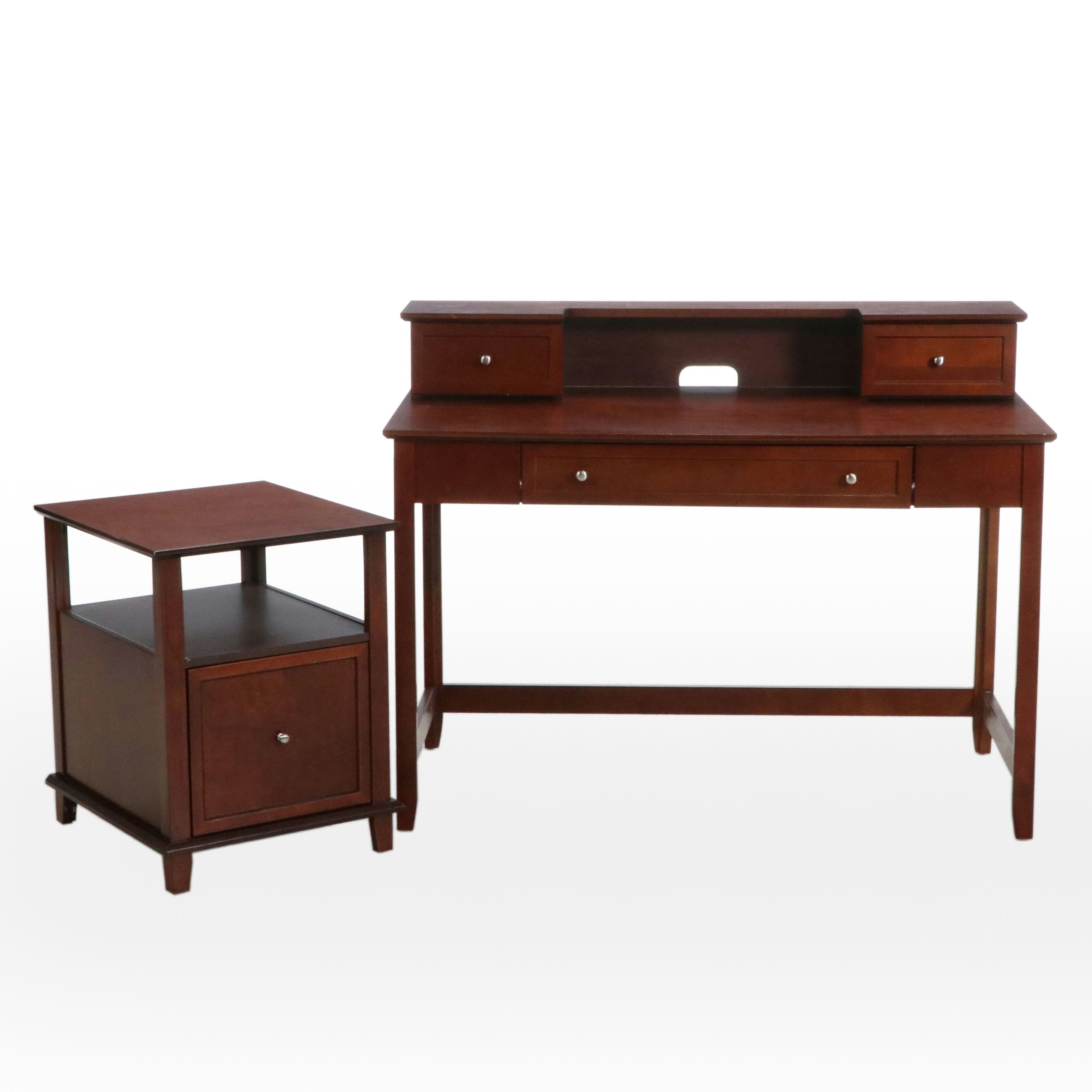 Z-Line Designs "Manhattan" Desk and Filing Cabinet
