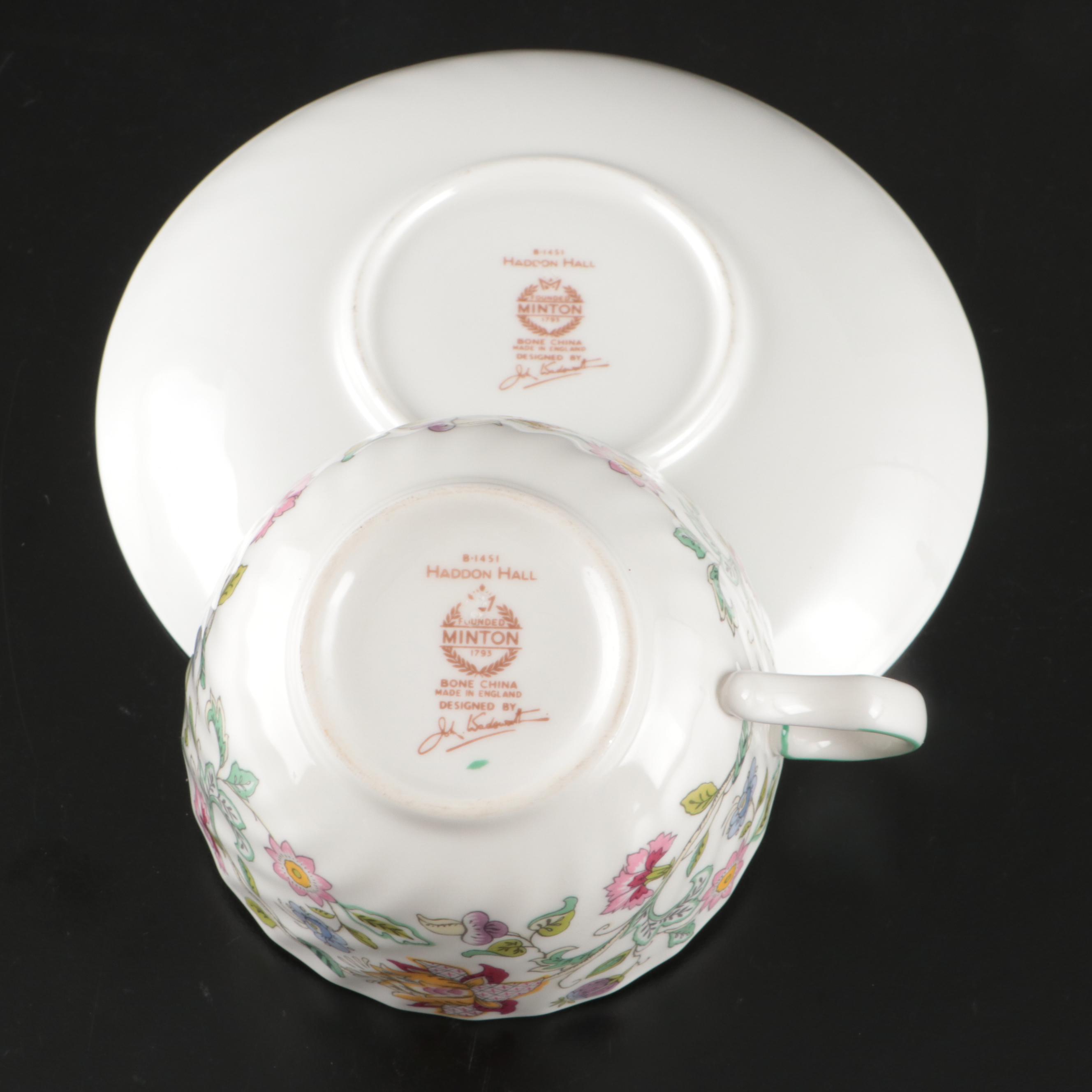 Minton "Haddon Hall" Bone China Dinnerware and Serving Pieces, 1996–2009