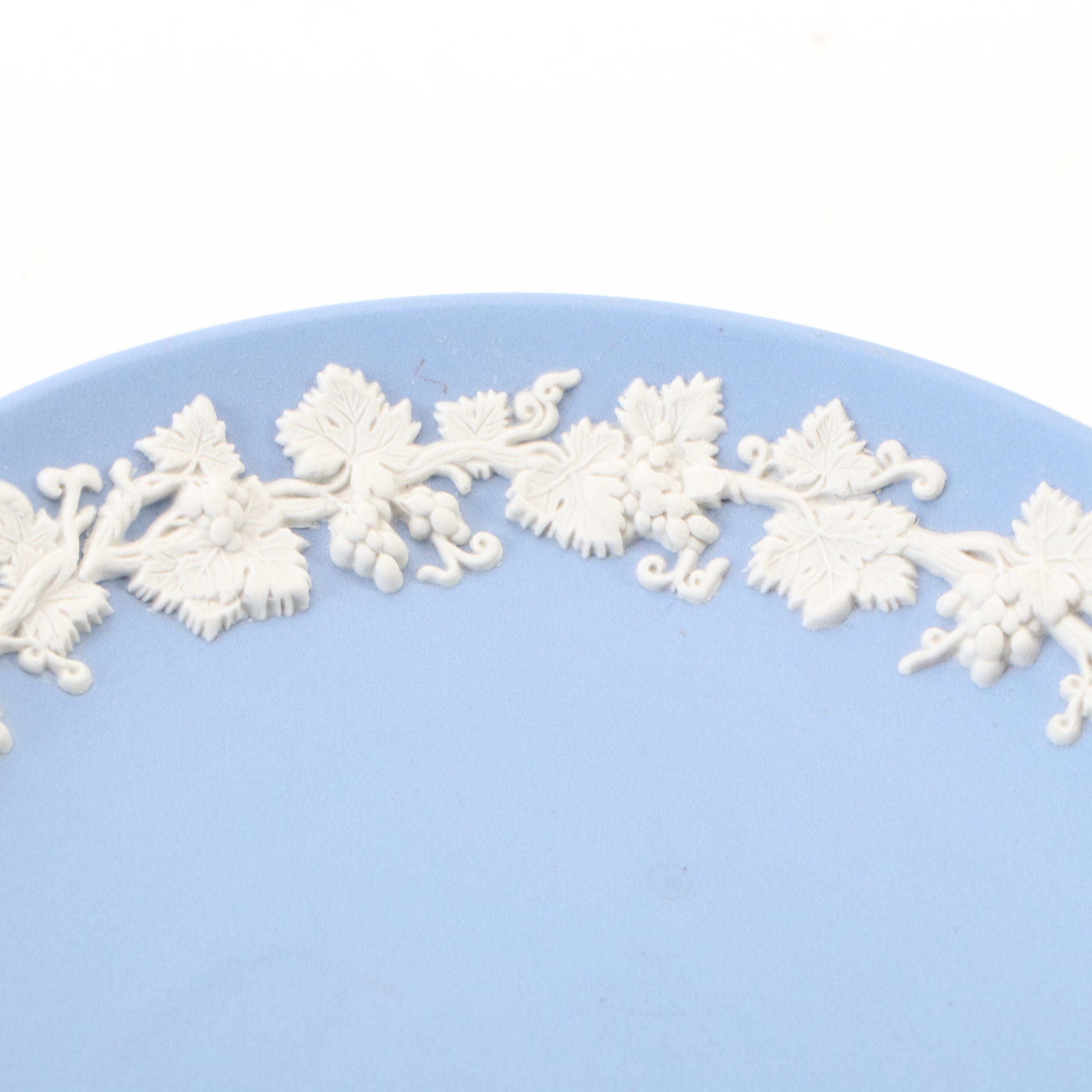 Wedgwood Queensware Footed Vase and Jasperware Candy Dish