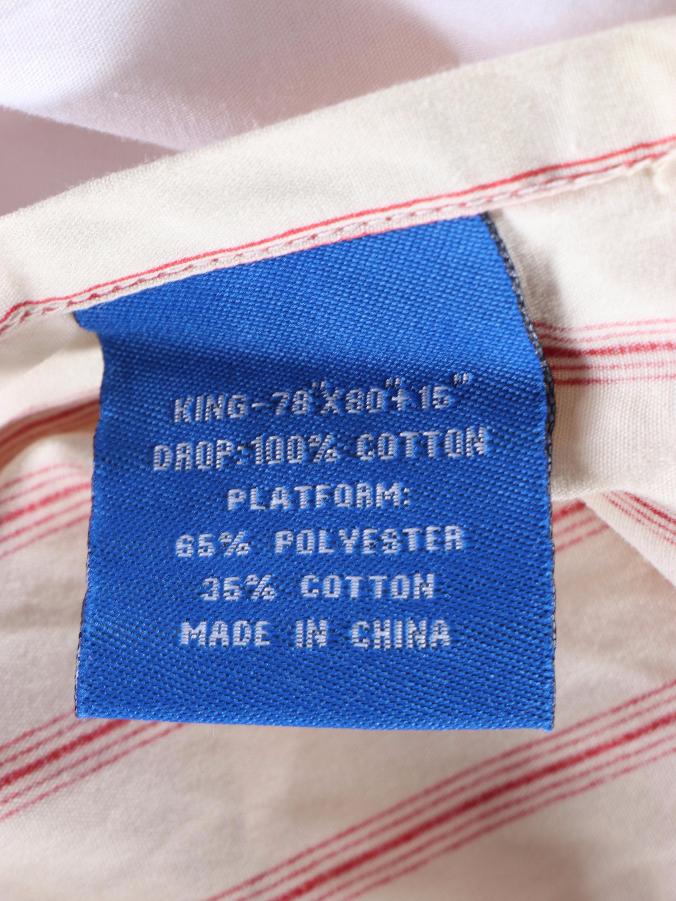 Pottery Barn Cotton Quilt and Shams, Bolster Cover with King Size Bed Skirt