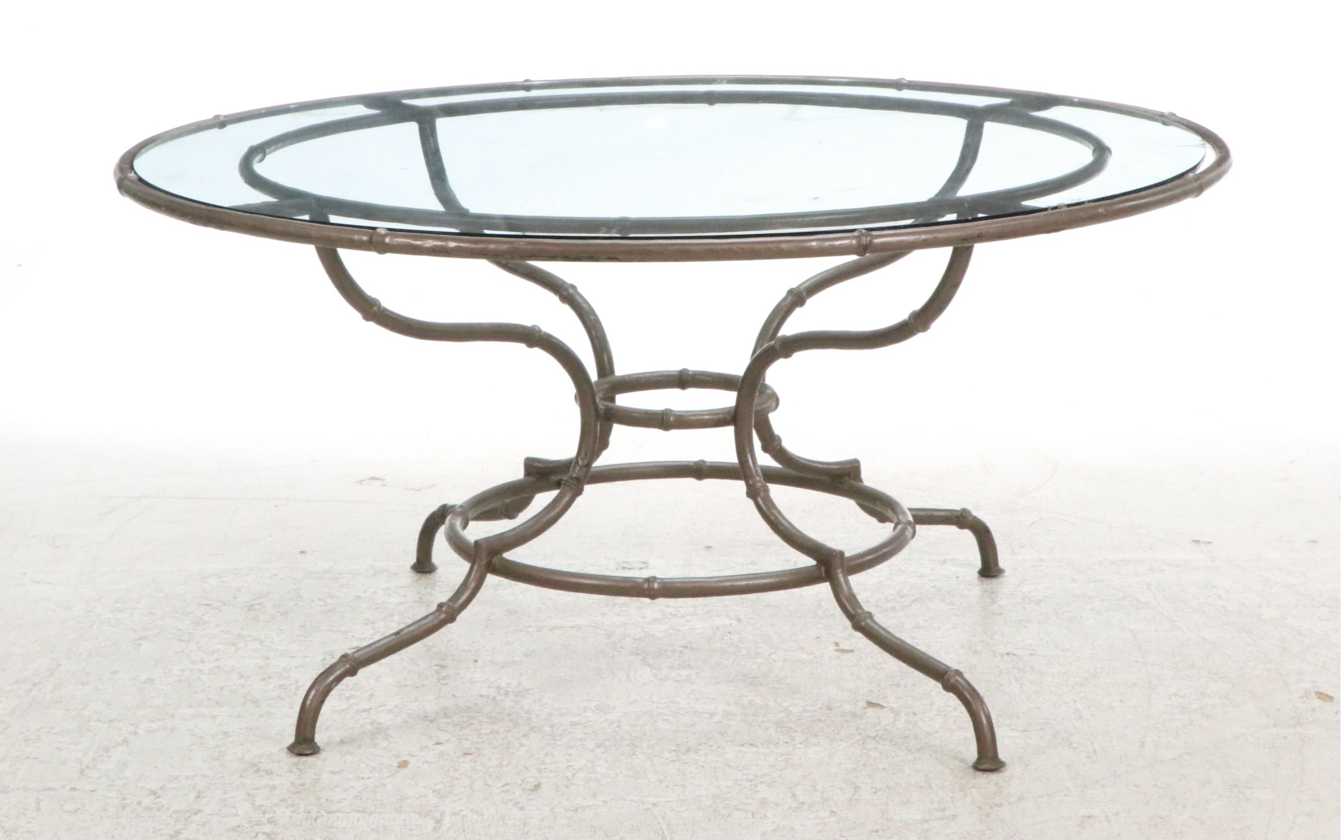 Seven-Piece Cast Iron Patio Dining Set