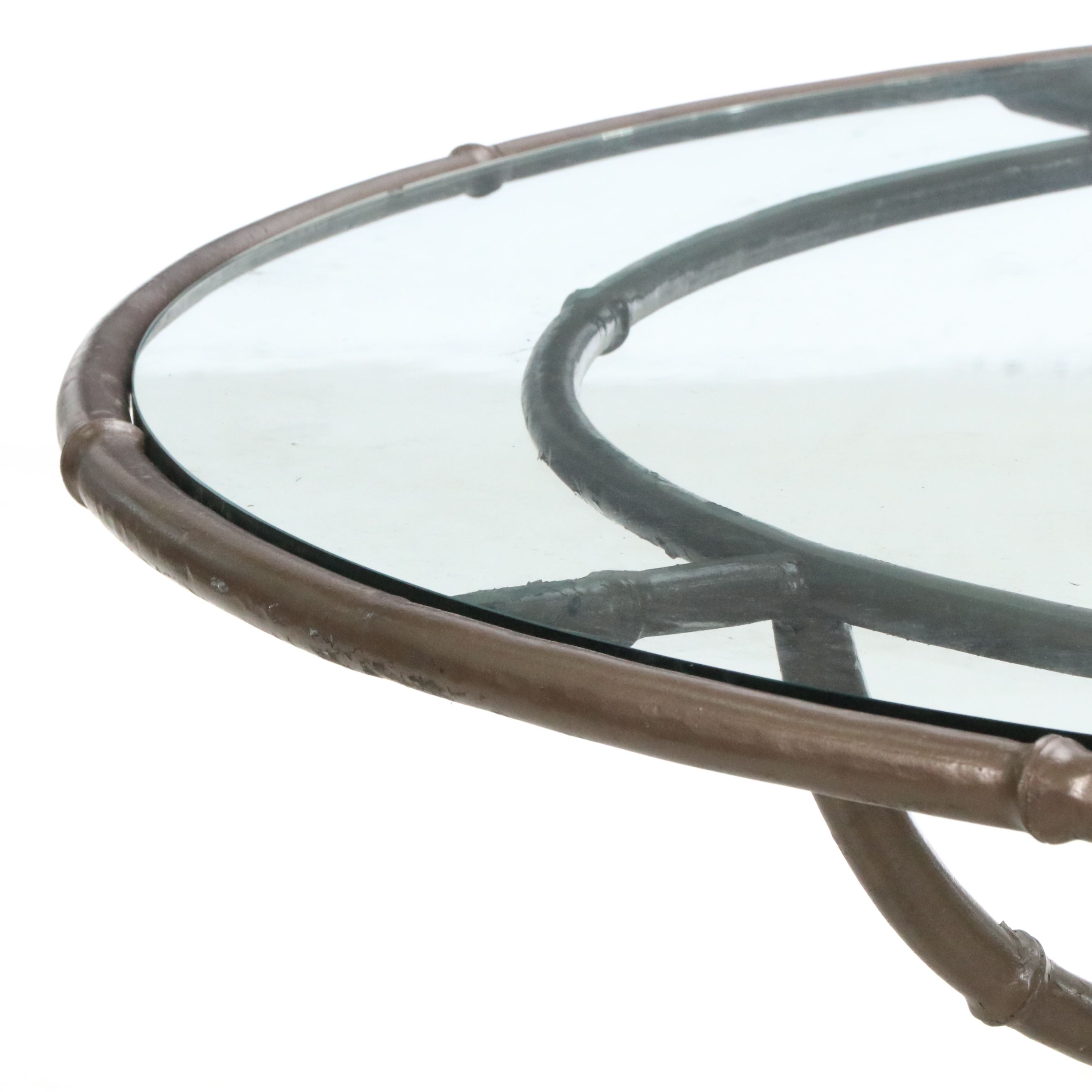 Seven-Piece Cast Iron Patio Dining Set