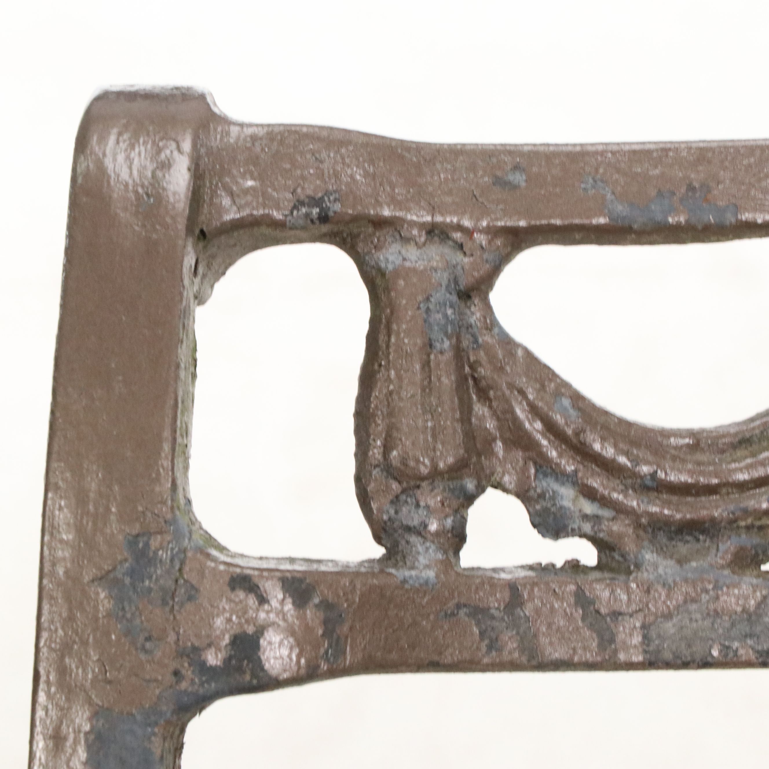 Seven-Piece Cast Iron Patio Dining Set