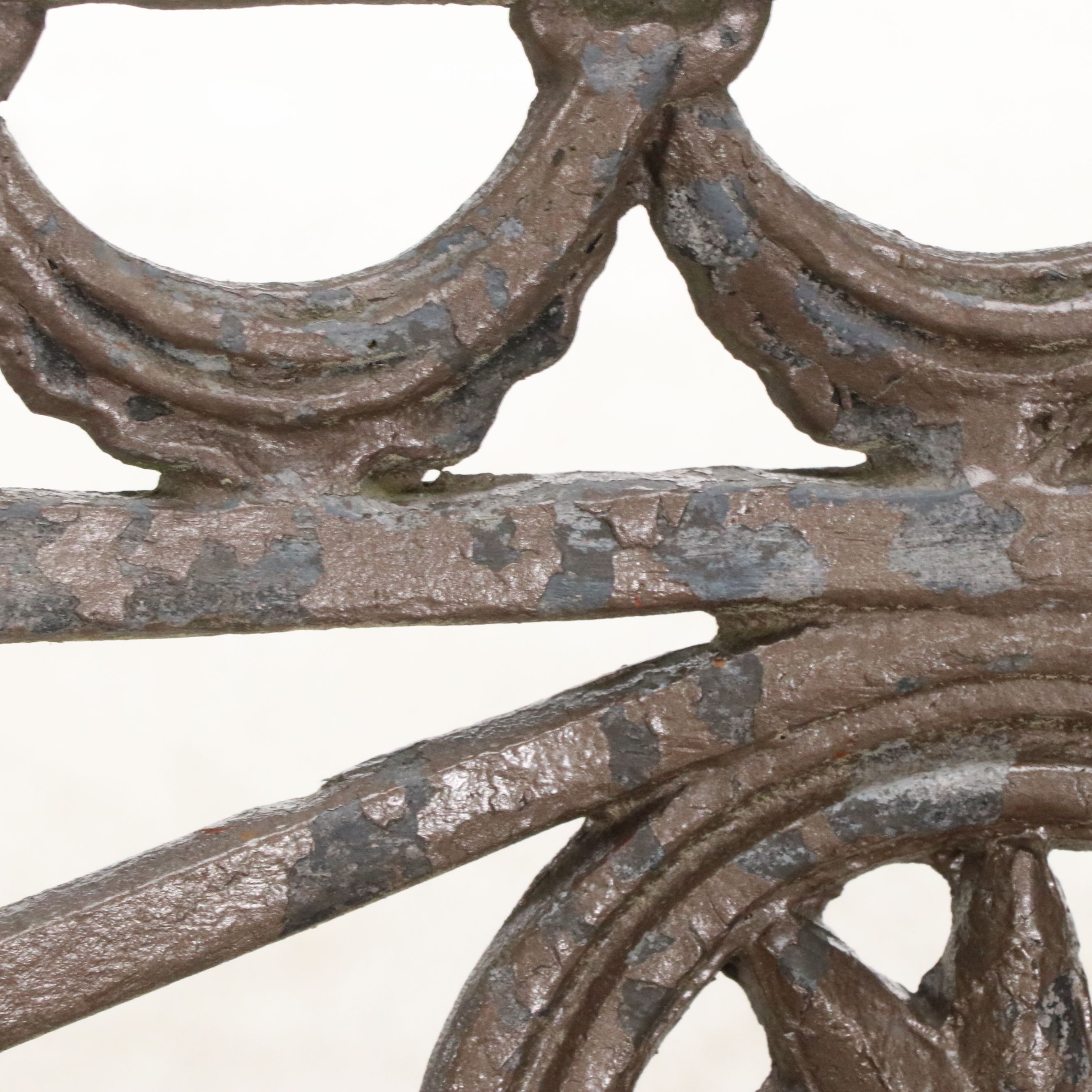 Seven-Piece Cast Iron Patio Dining Set