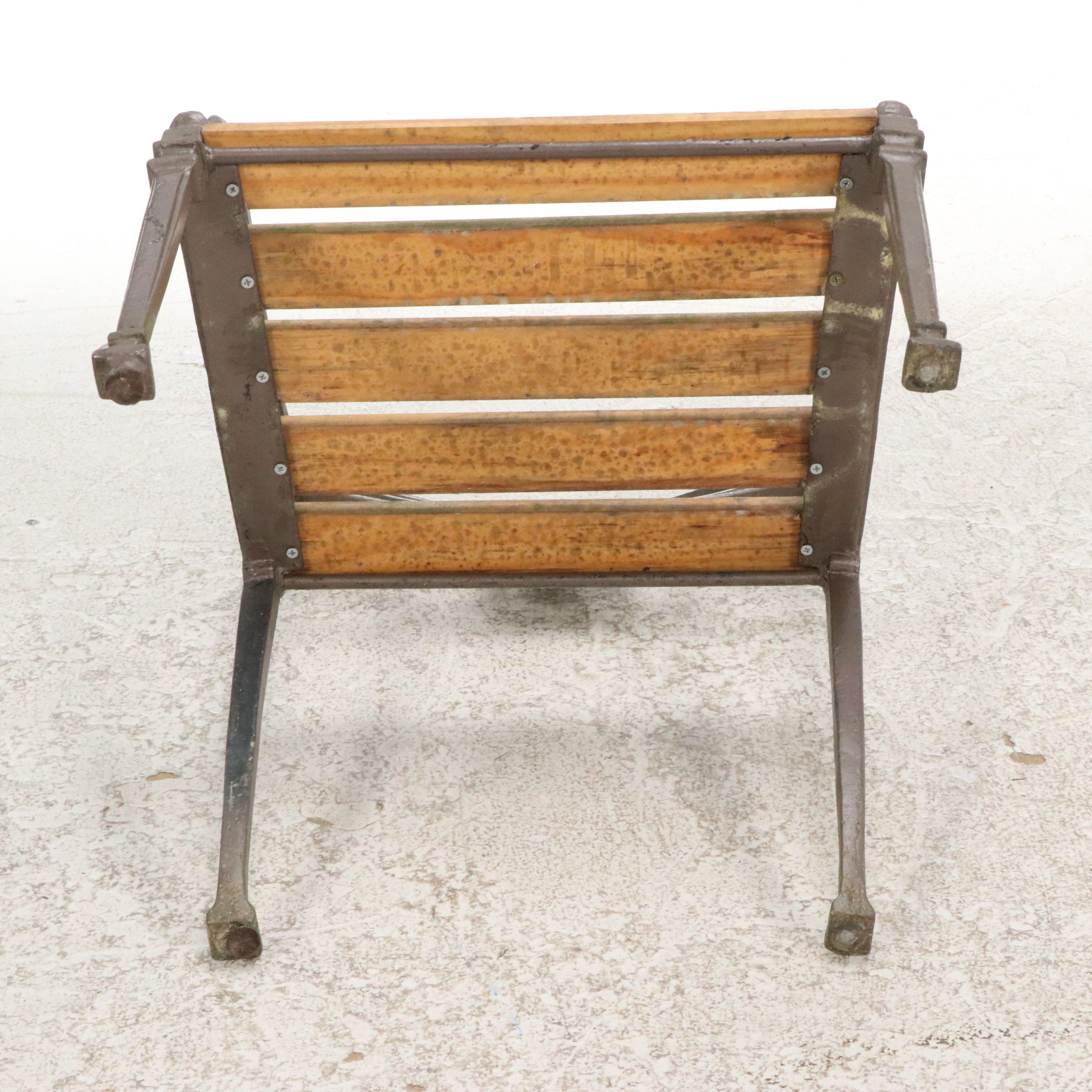 Seven-Piece Cast Iron Patio Dining Set