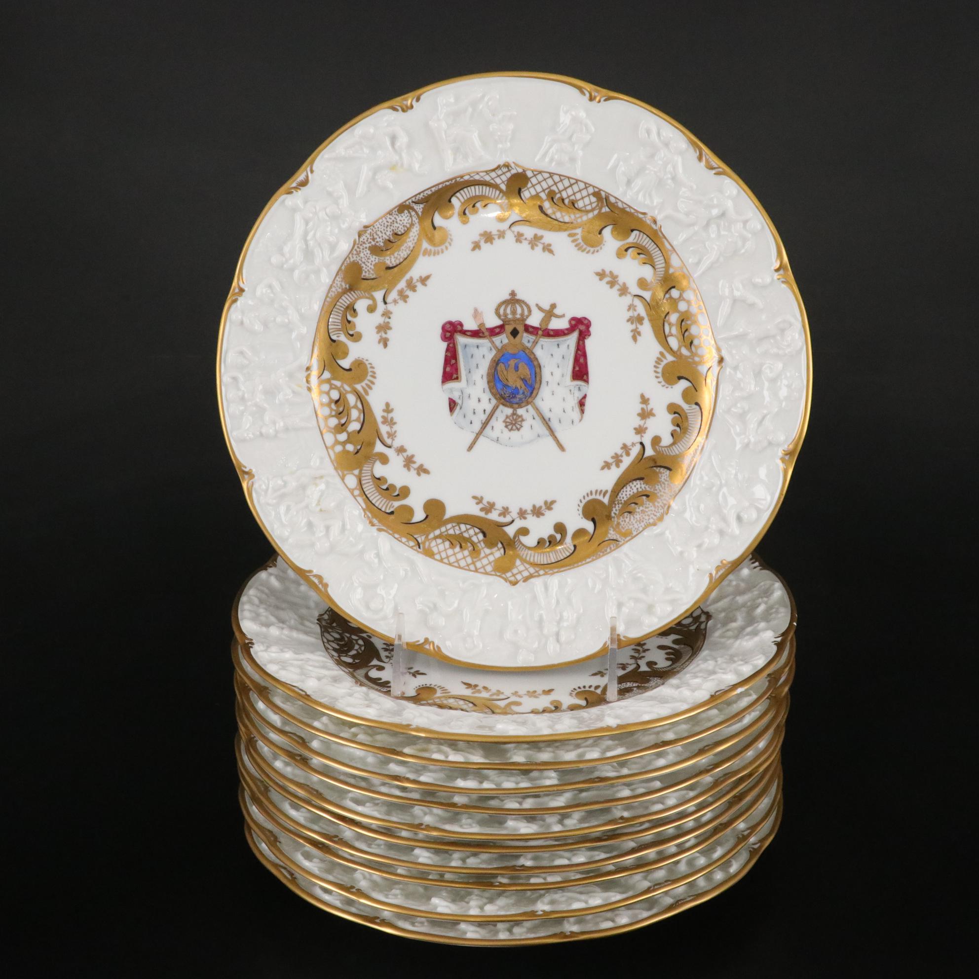 Ernst Bohne "Napoleon & Josephine" Porcelain Dinnerware Set