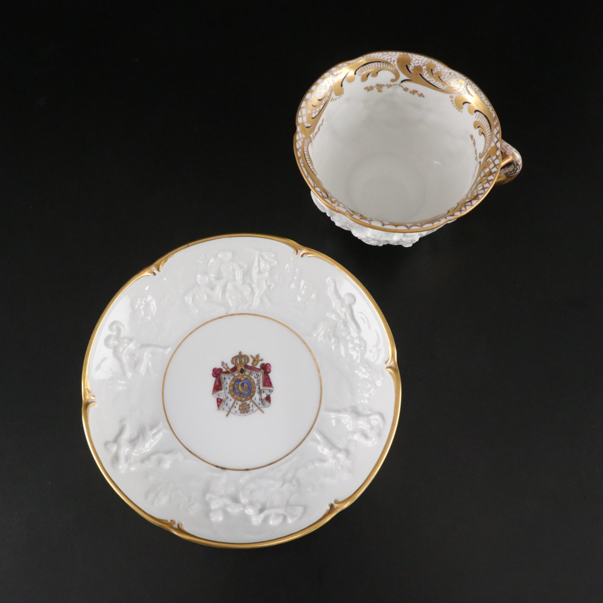 Ernst Bohne "Napoleon & Josephine" Porcelain Dinnerware Set