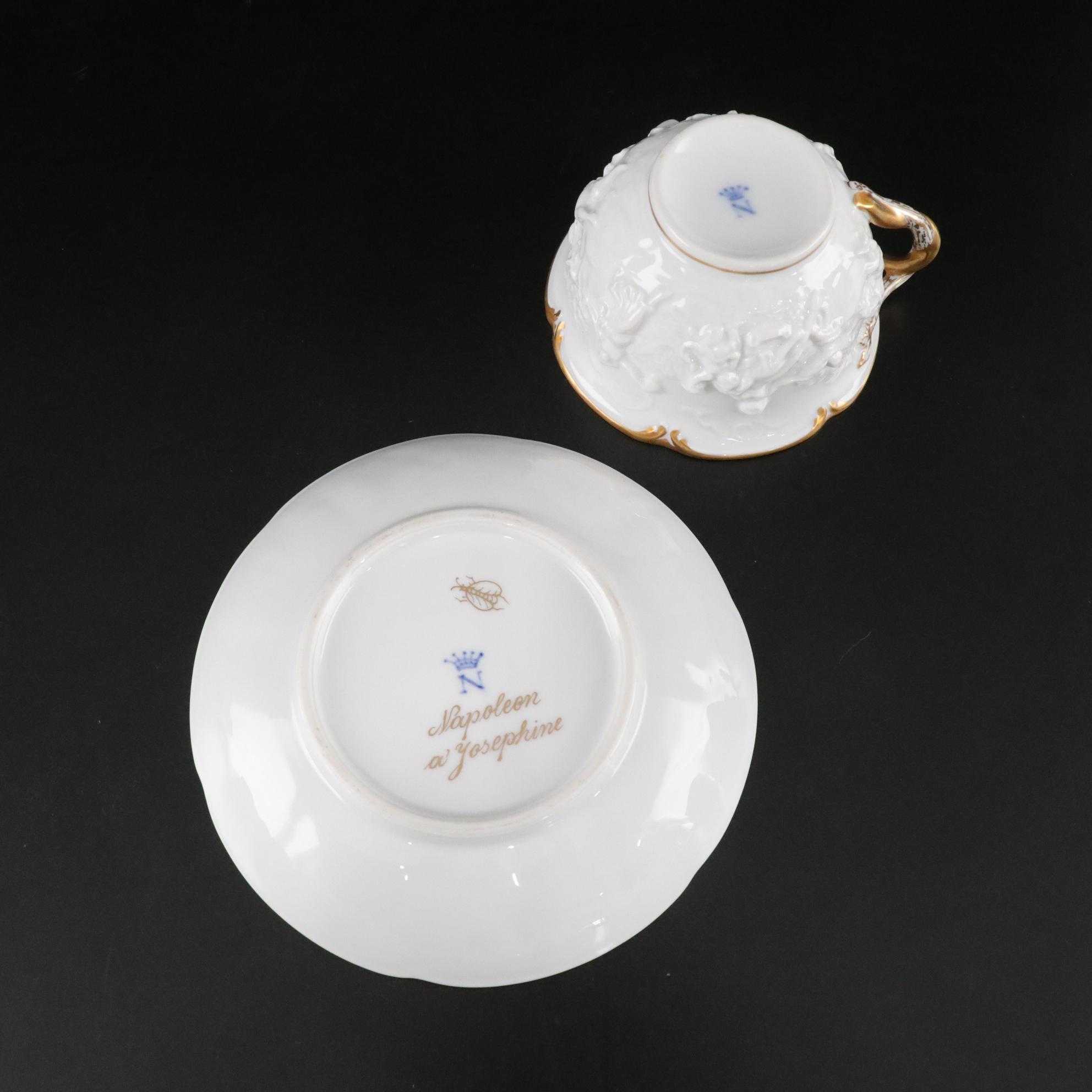 Ernst Bohne "Napoleon & Josephine" Porcelain Dinnerware Set