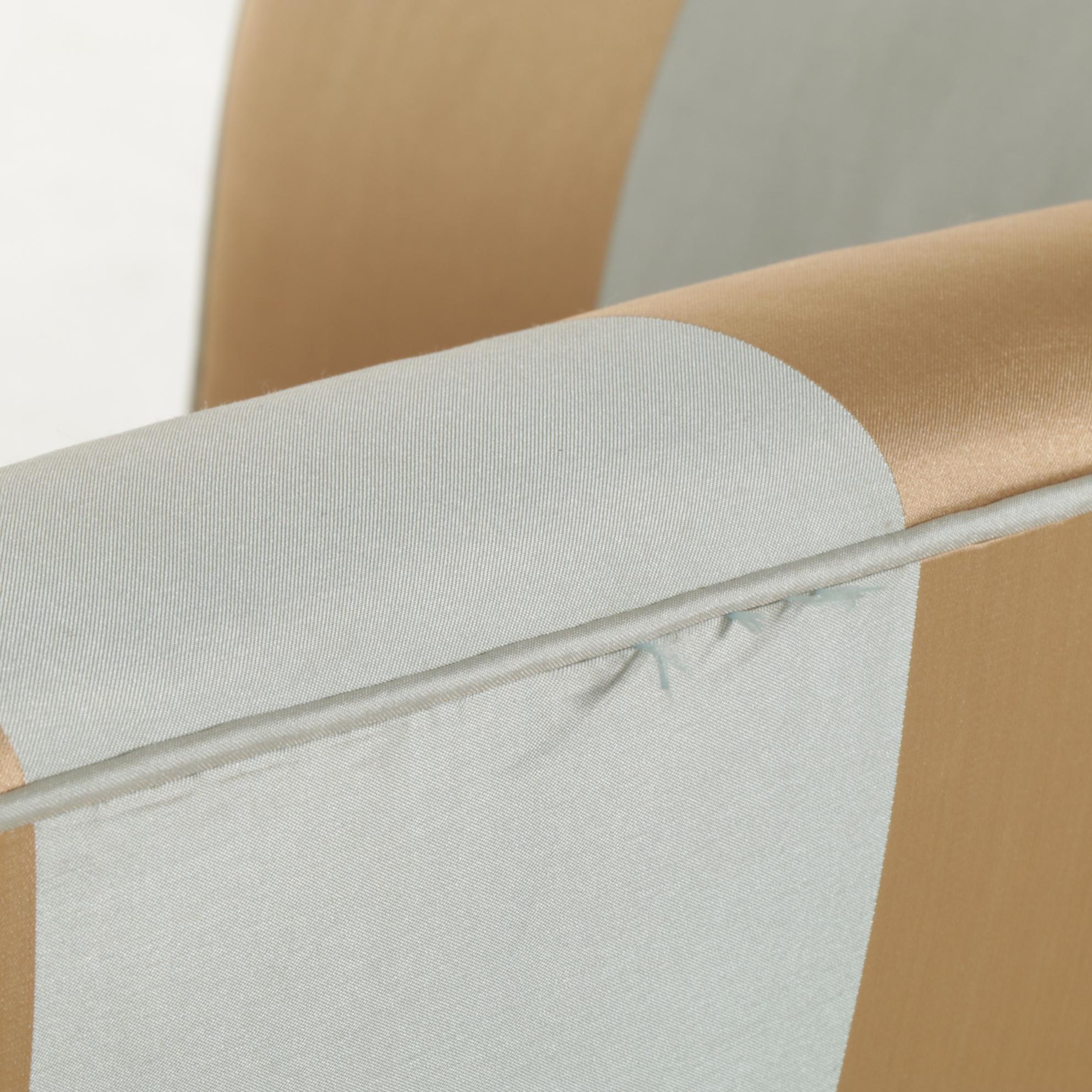 Georgian Style Upholstered Sofa with Rolled Arms, Mid to Late 20th Century