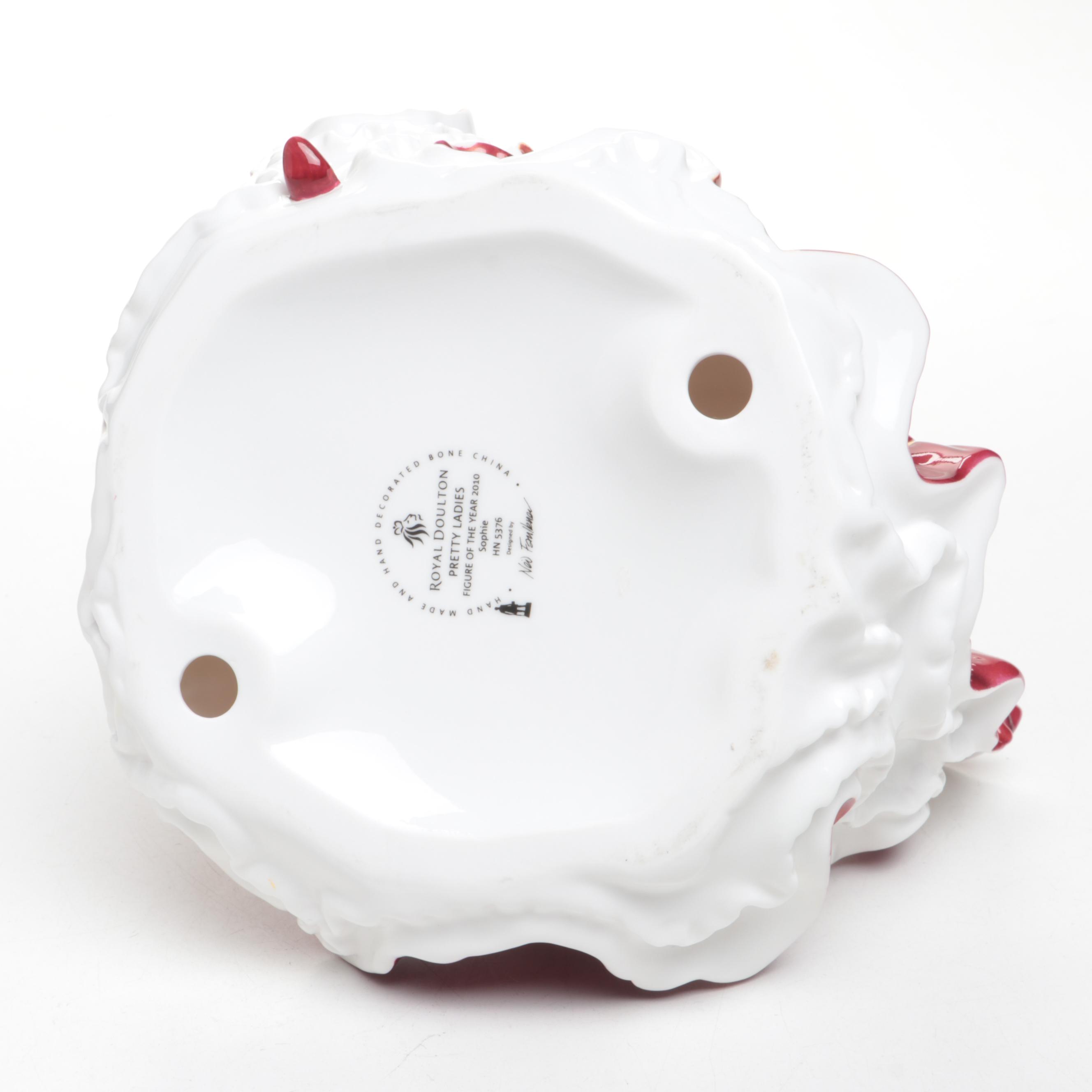 Royal Doulton "Pretty Ladies - Sophie" Porcelain Figurine, 2010