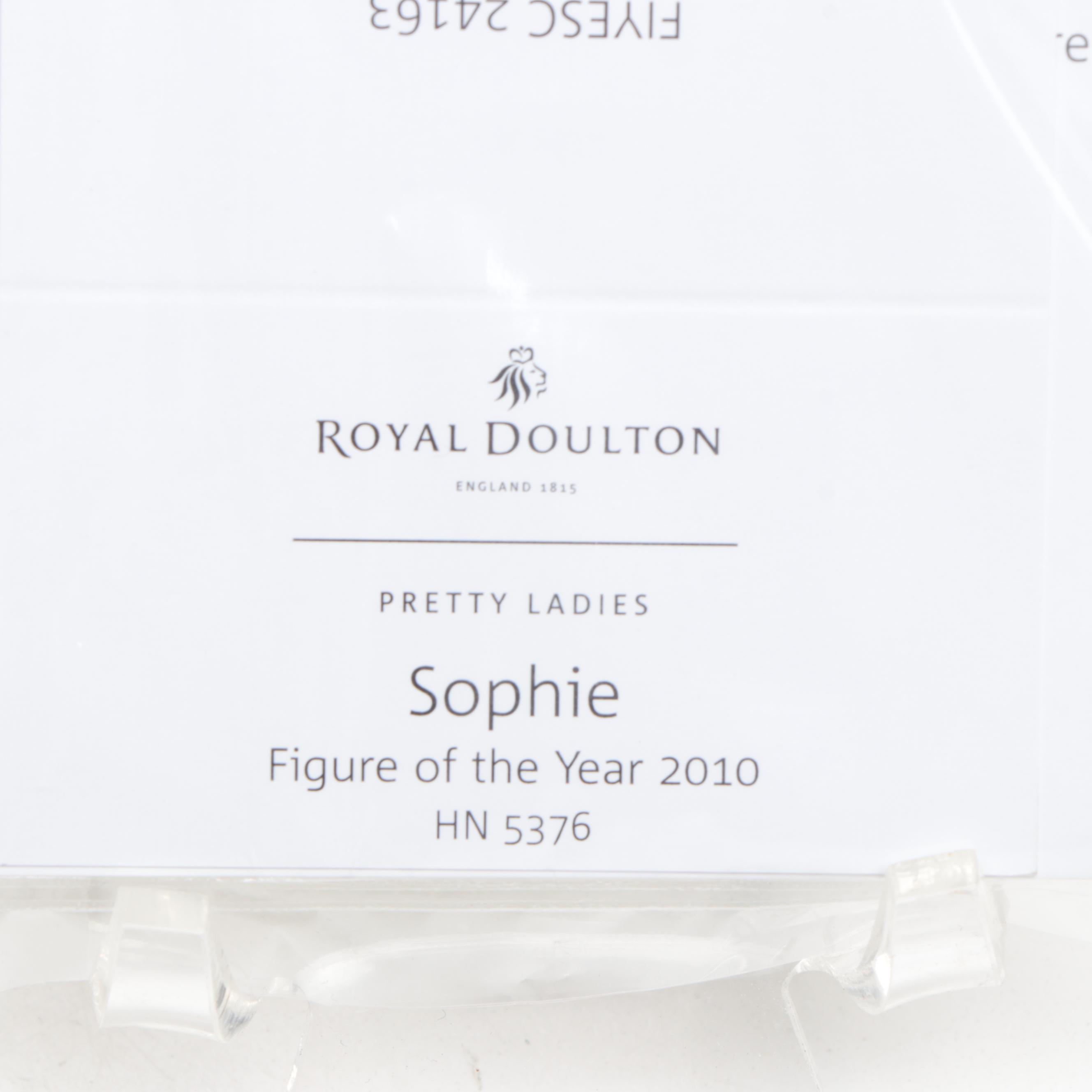 Royal Doulton "Pretty Ladies - Sophie" Porcelain Figurine, 2010