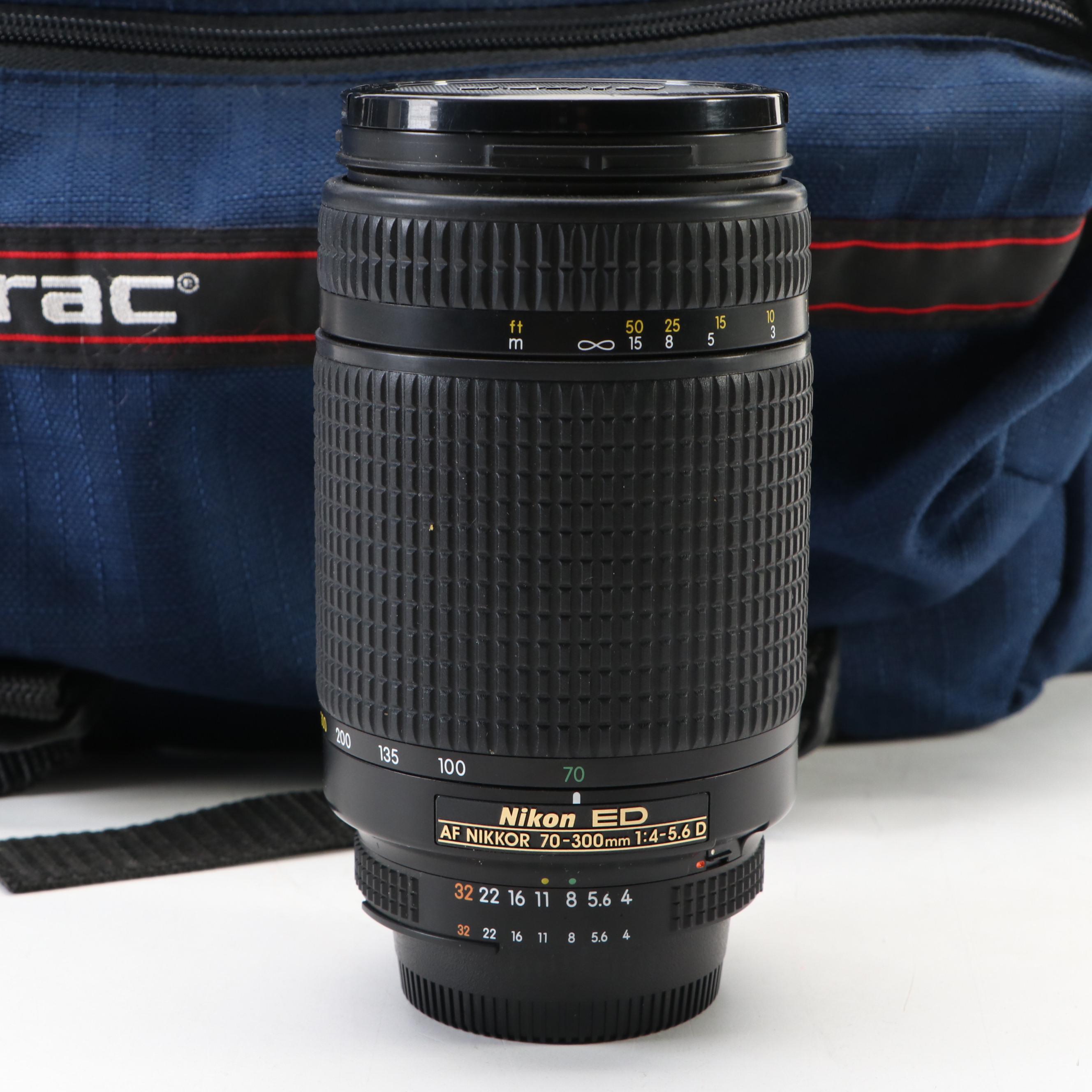 Nikon N80 SLR Camera with Filters, Lens and Camera Bag