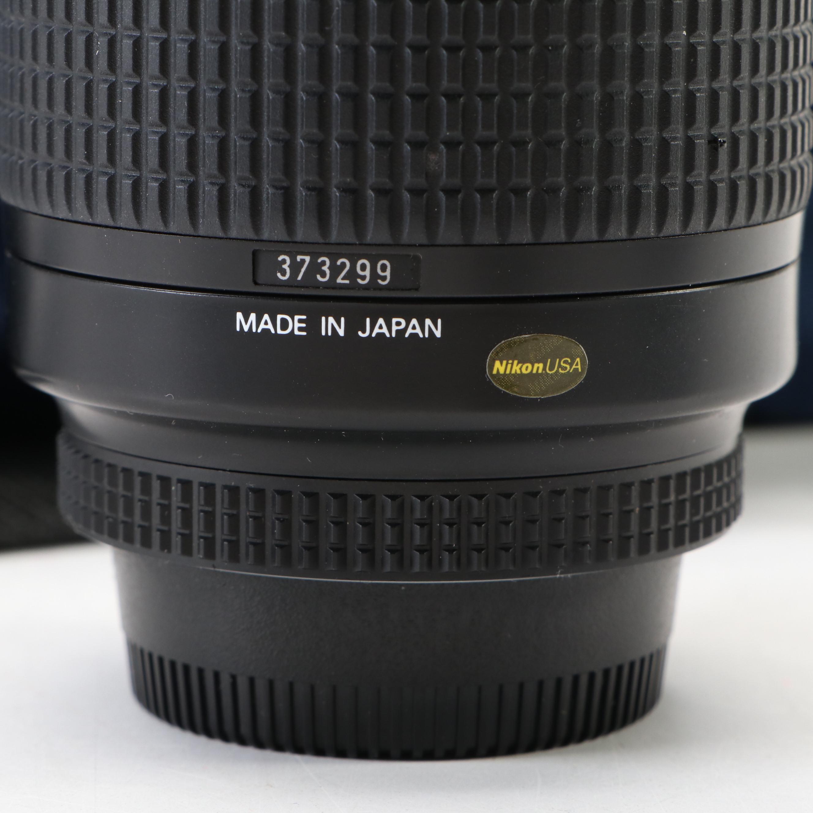 Nikon N80 SLR Camera with Filters, Lens and Camera Bag