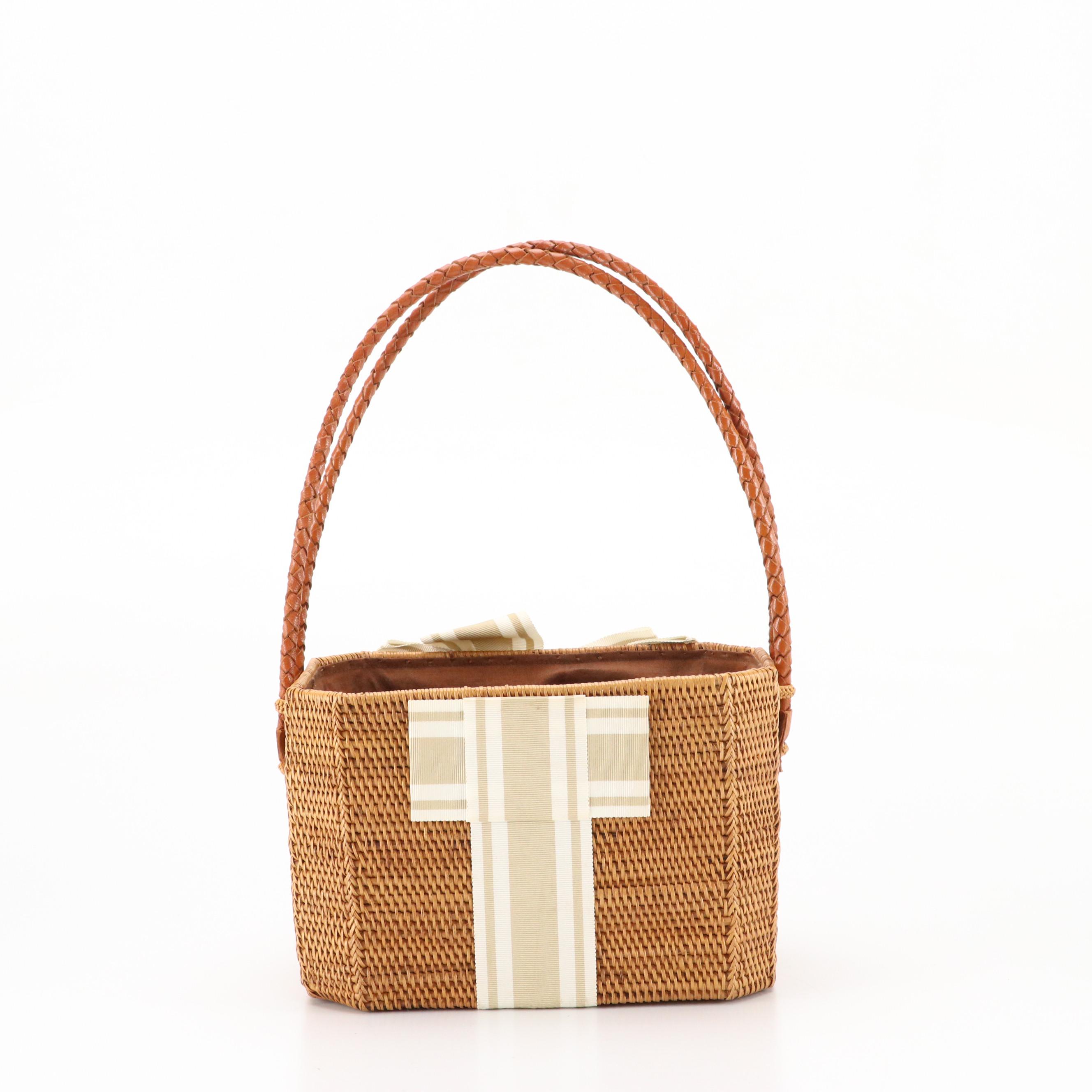 Bosom Buddy Bags by Lisi Lerch Bee Bow and Striped Bow Basket Bags