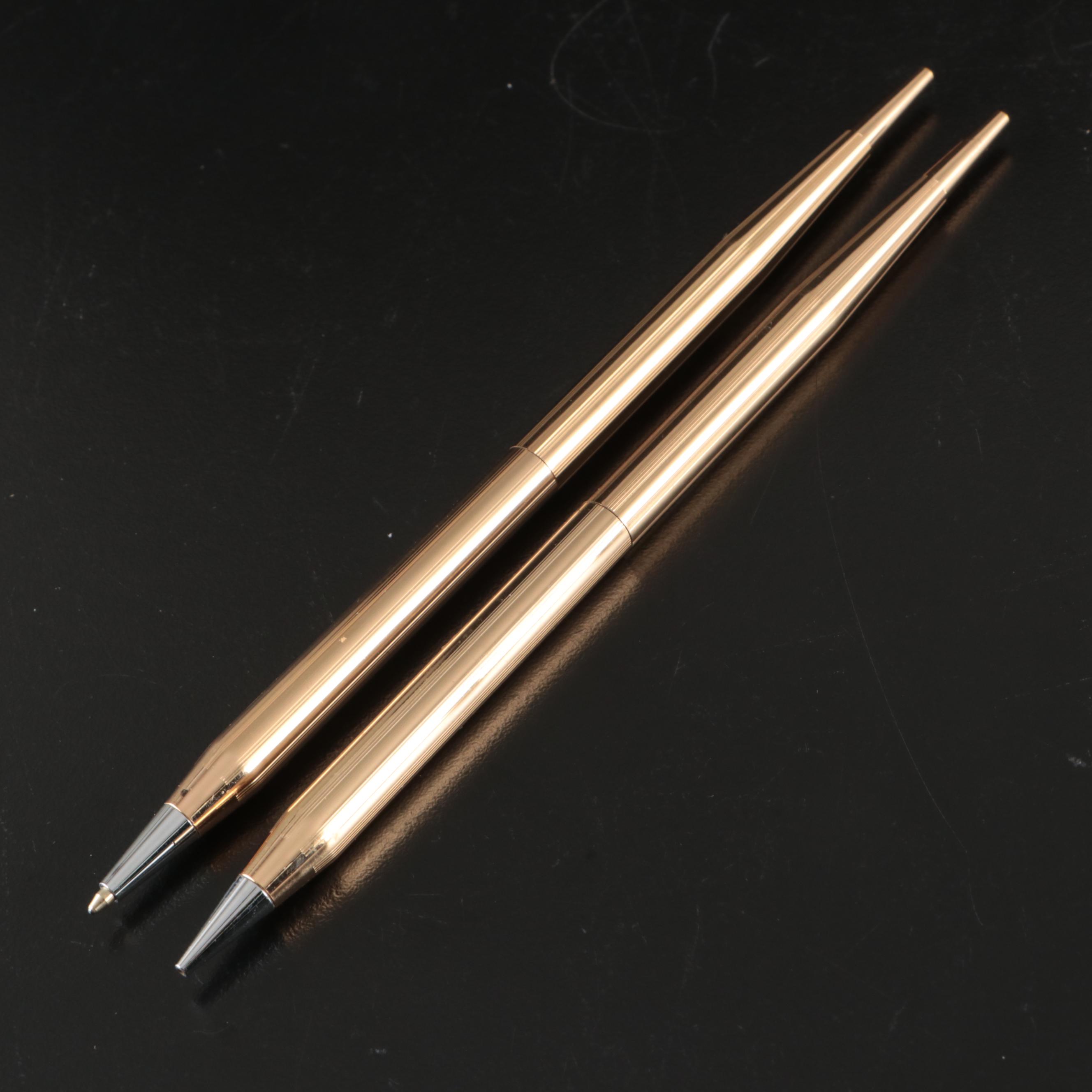 Lenox Porcelain Executive Pen Tray with Desk Clock and Dolphin