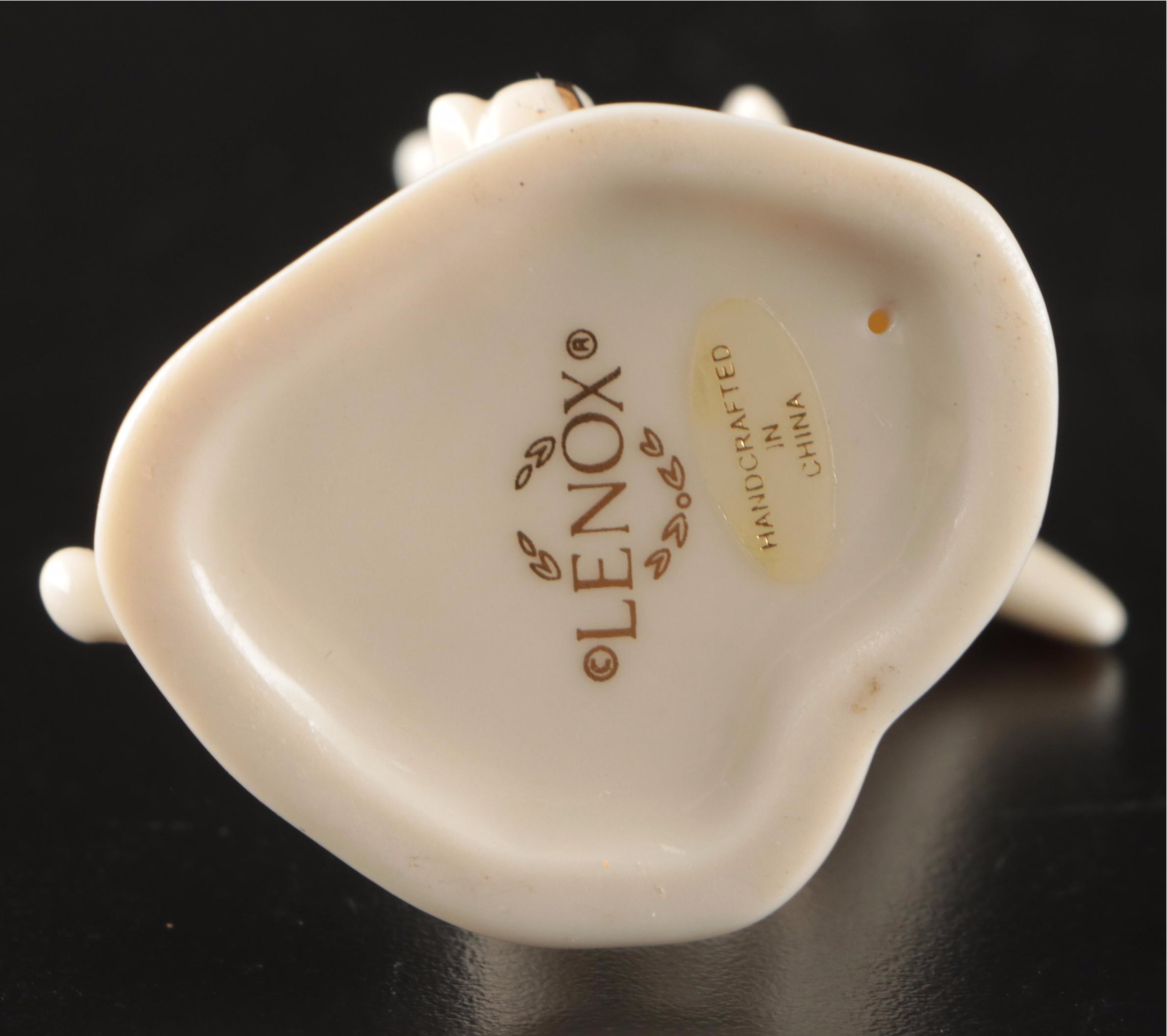 Lenox Porcelain Executive Pen Tray with Desk Clock and Dolphin