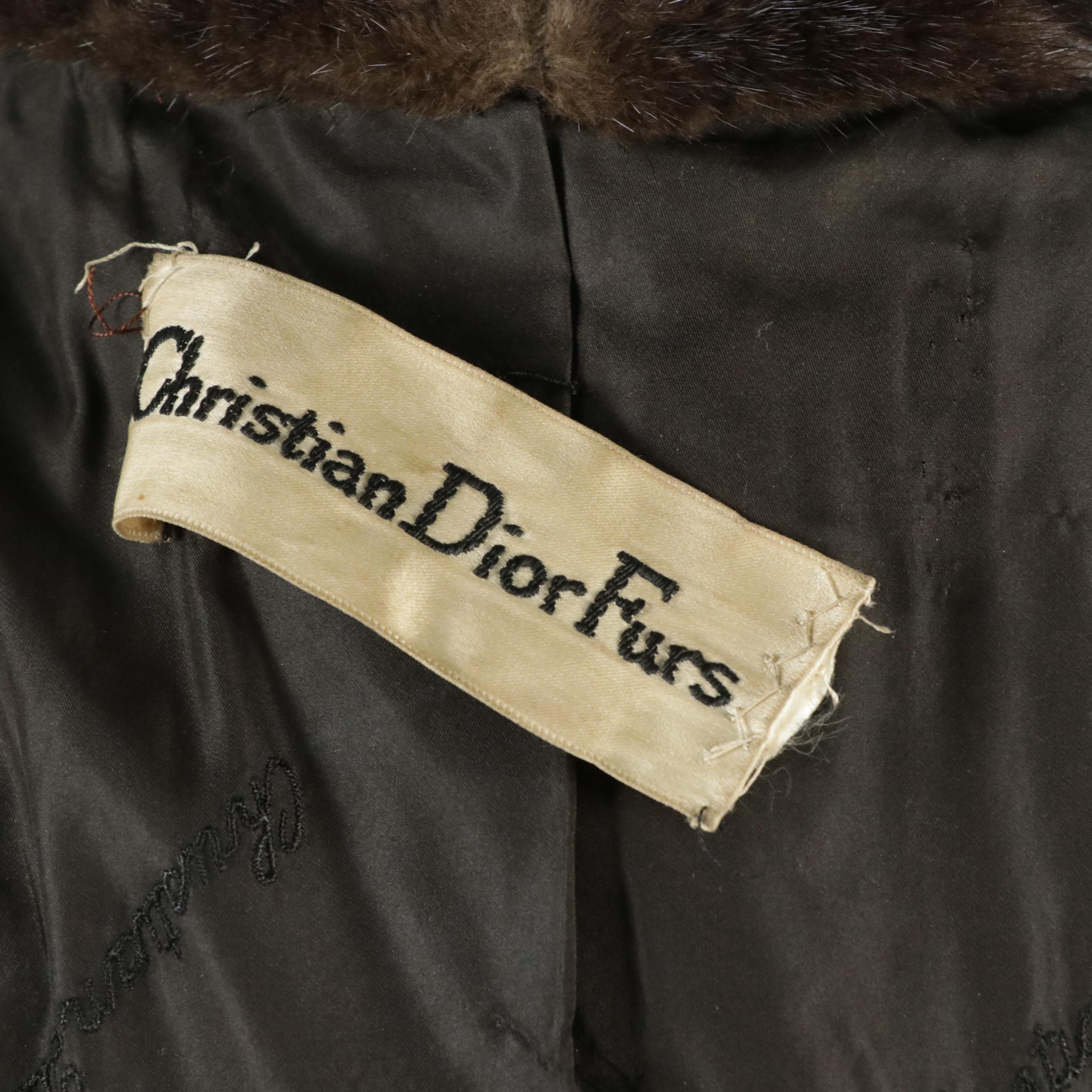 Christian Dior Mink Coat, Mid-20th Century