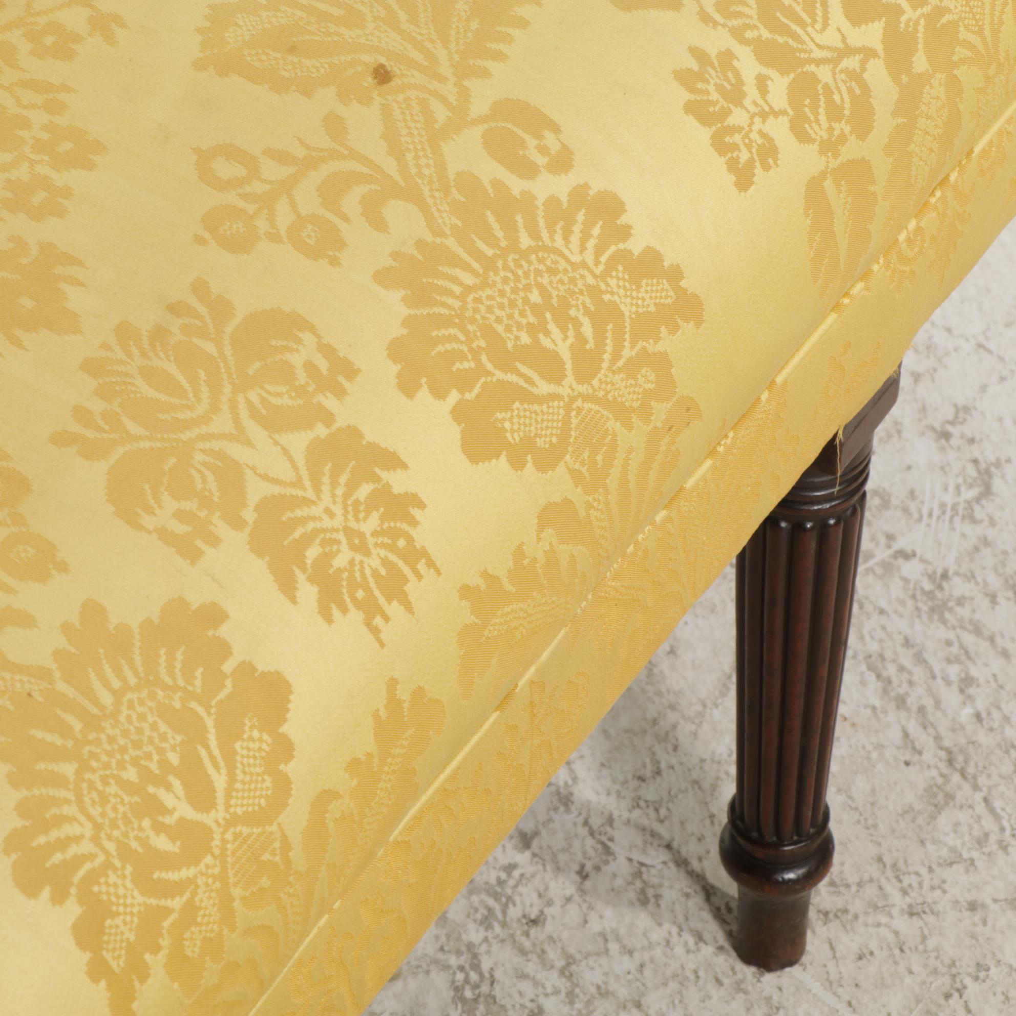 Sheraton Style Mahogany Sofa, Late 19th to Early 20th Century