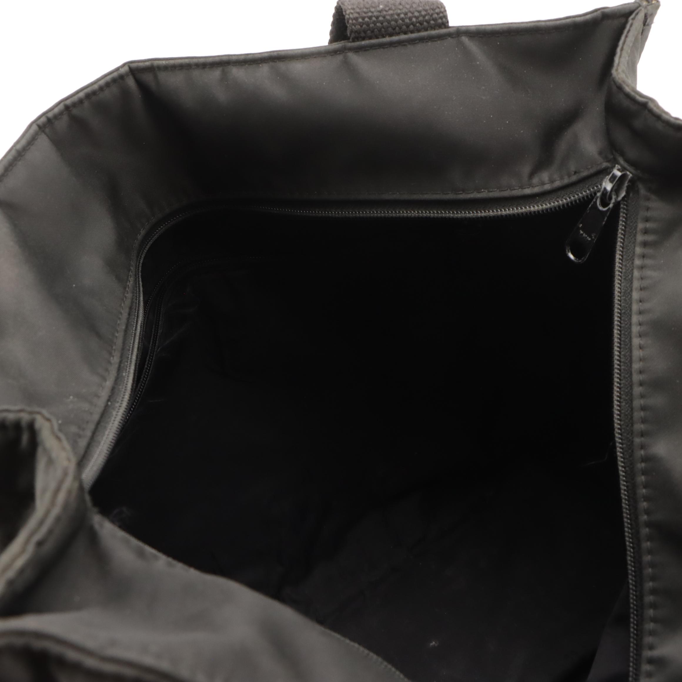 Kate Spade Large Black Nylon Tote Bag and Tory Burch Felt Top Handle Bag