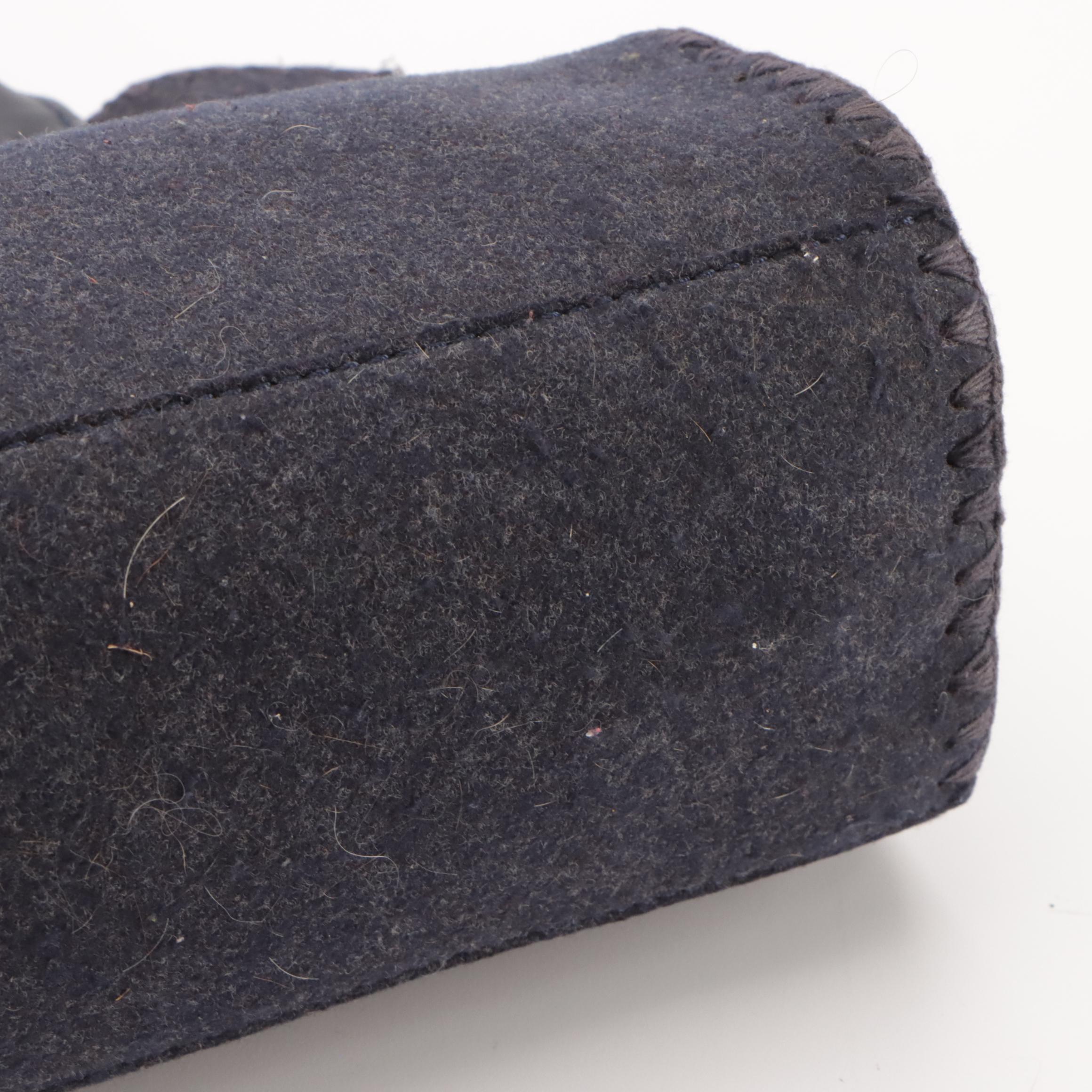 Kate Spade Large Black Nylon Tote Bag and Tory Burch Felt Top Handle Bag