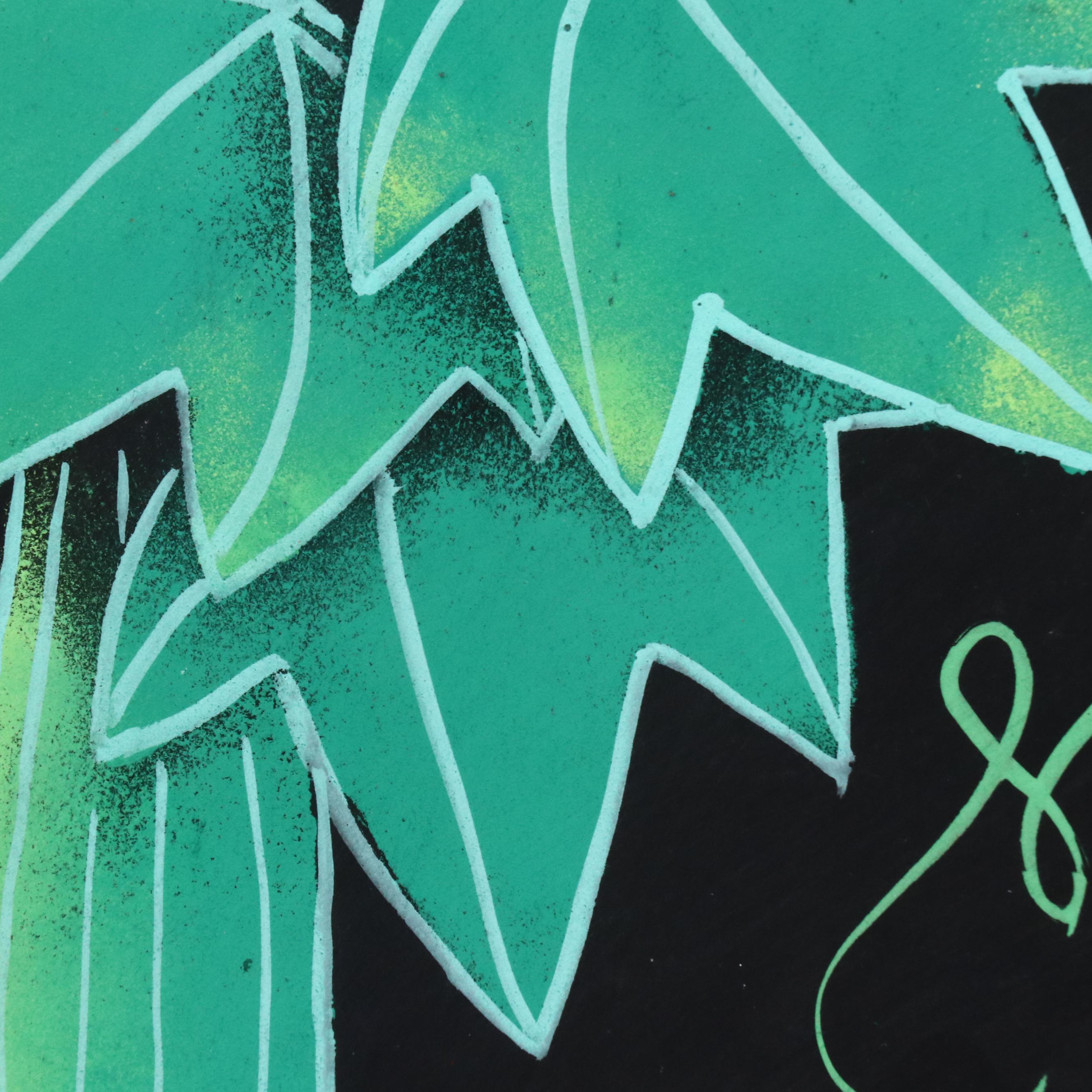 Pan Xiao Ling Attributed Chinese Folk Art Goauche Painting of Cats and Kittens